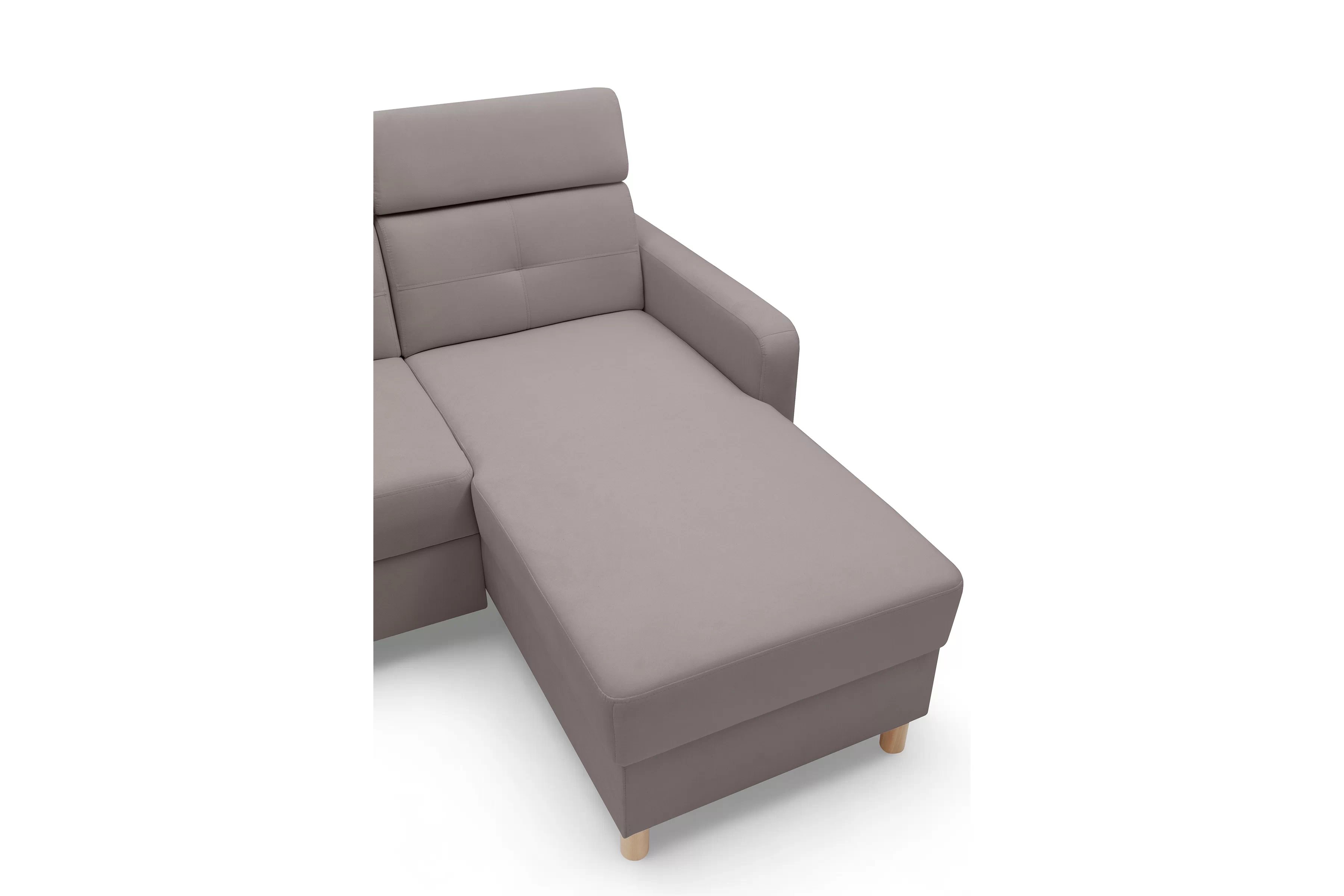 Rohová sedačka Filo s rozkladom univerzálna ľavá/pravá - tmavý béžový zamat Jasmine 25 Rohová sedacia súprava Filo s funkciou spánku uniwersalny Ľavý/Pravý - ciemno béžový velúr Jasmine 25 