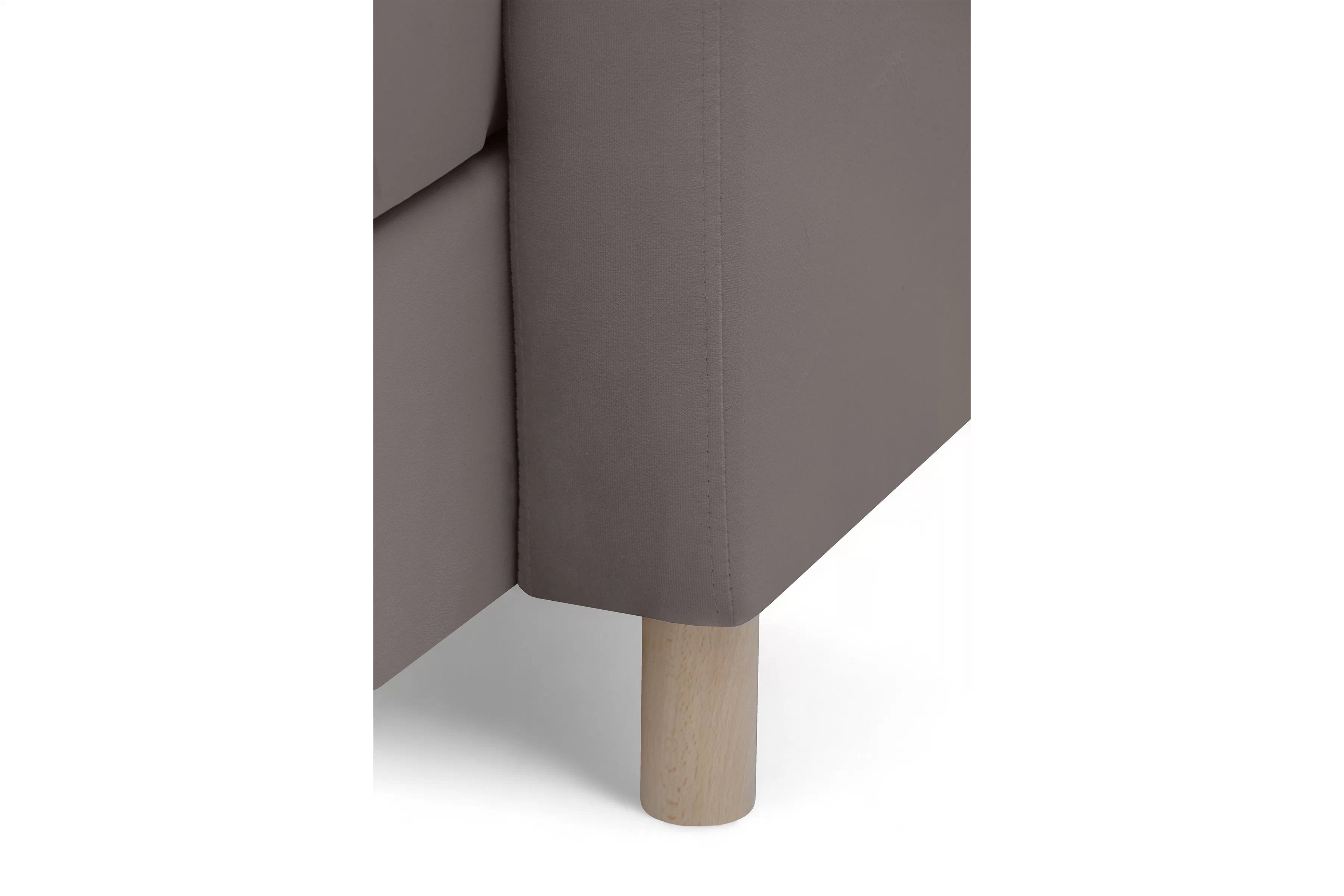 Rohová sedačka Filo s rozkladom univerzálna ľavá/pravá - tmavý béžový zamat Jasmine 25 Rohová sedacia súprava Filo s funkciou spánku uniwersalny Ľavý/Pravý - ciemno béžový velúr Jasmine 25 