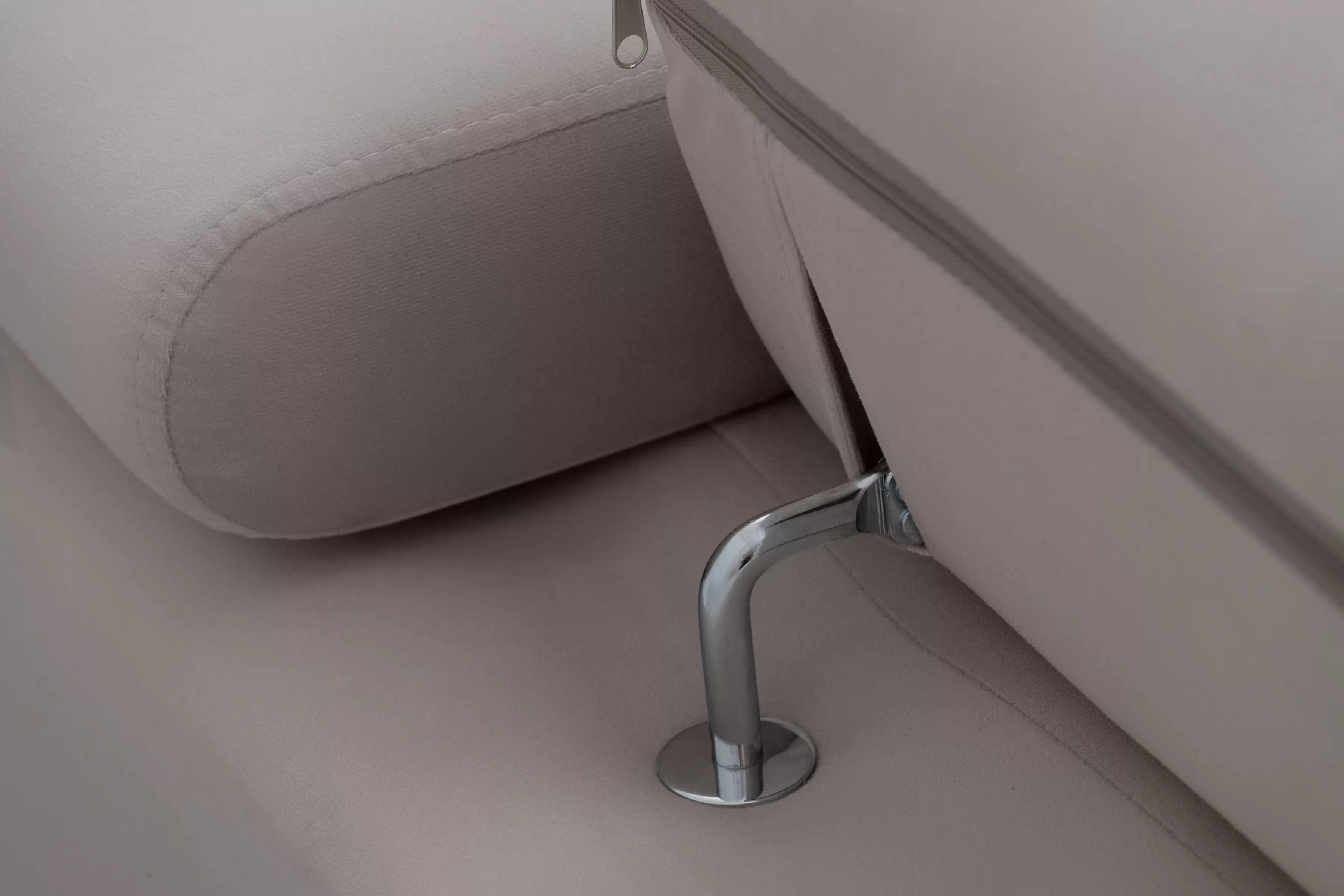 Rohová sedačka Filo s rozkladom univerzálna ľavá/pravá - tmavý béžový zamat Jasmine 25 Rohová sedacia súprava Filo s funkciou spánku uniwersalny Ľavý/Pravý - ciemno béžový velúr Jasmine 25 