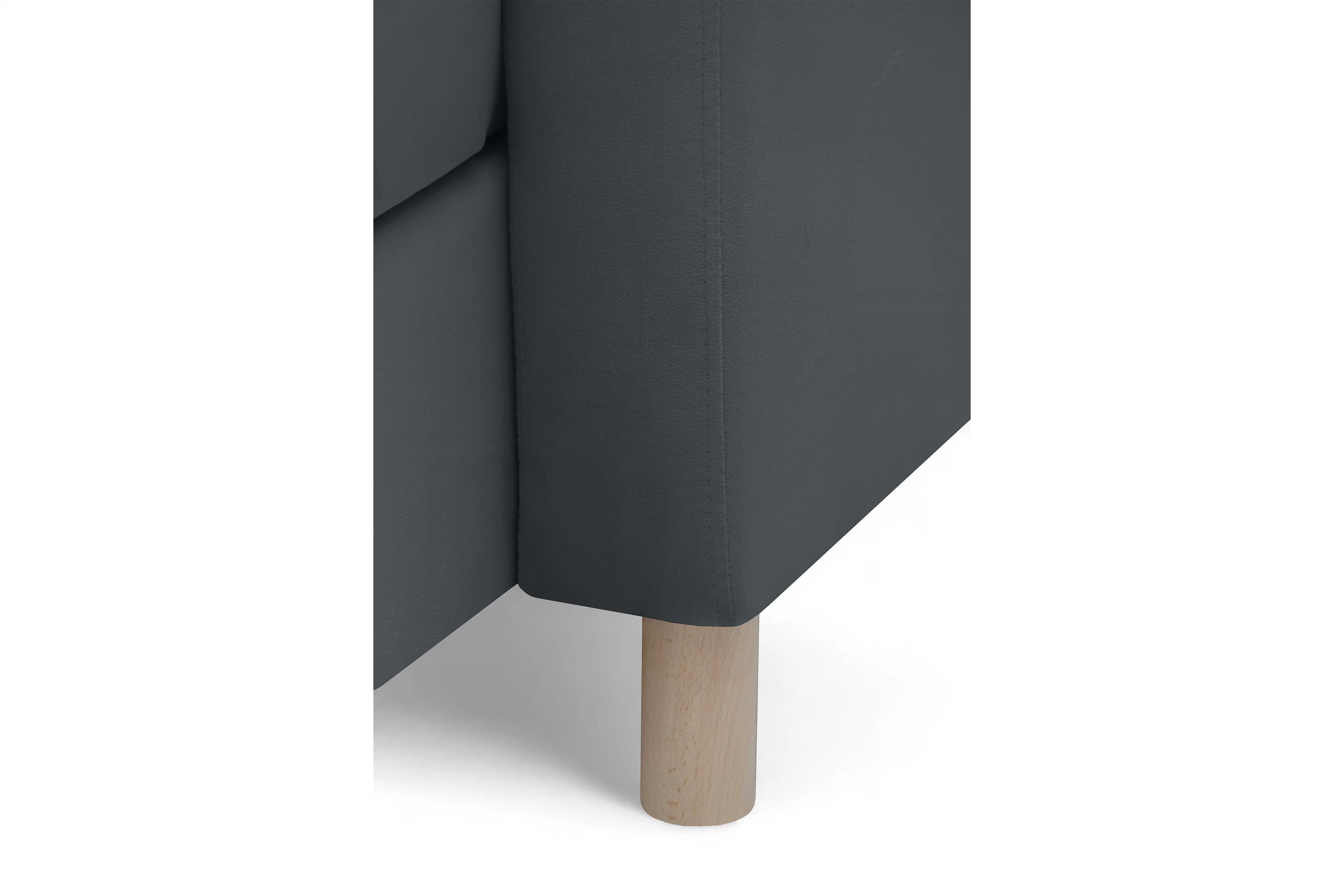 Rohová sedačka Filo s rozkladom univerzálna ľavá/pravá - sivý zamat Jasmine 96 Rohová sedacia súprava Filo s funkciou spánku uniwersalny Ľavý/Pravý - šedý velúr Jasmine 96 