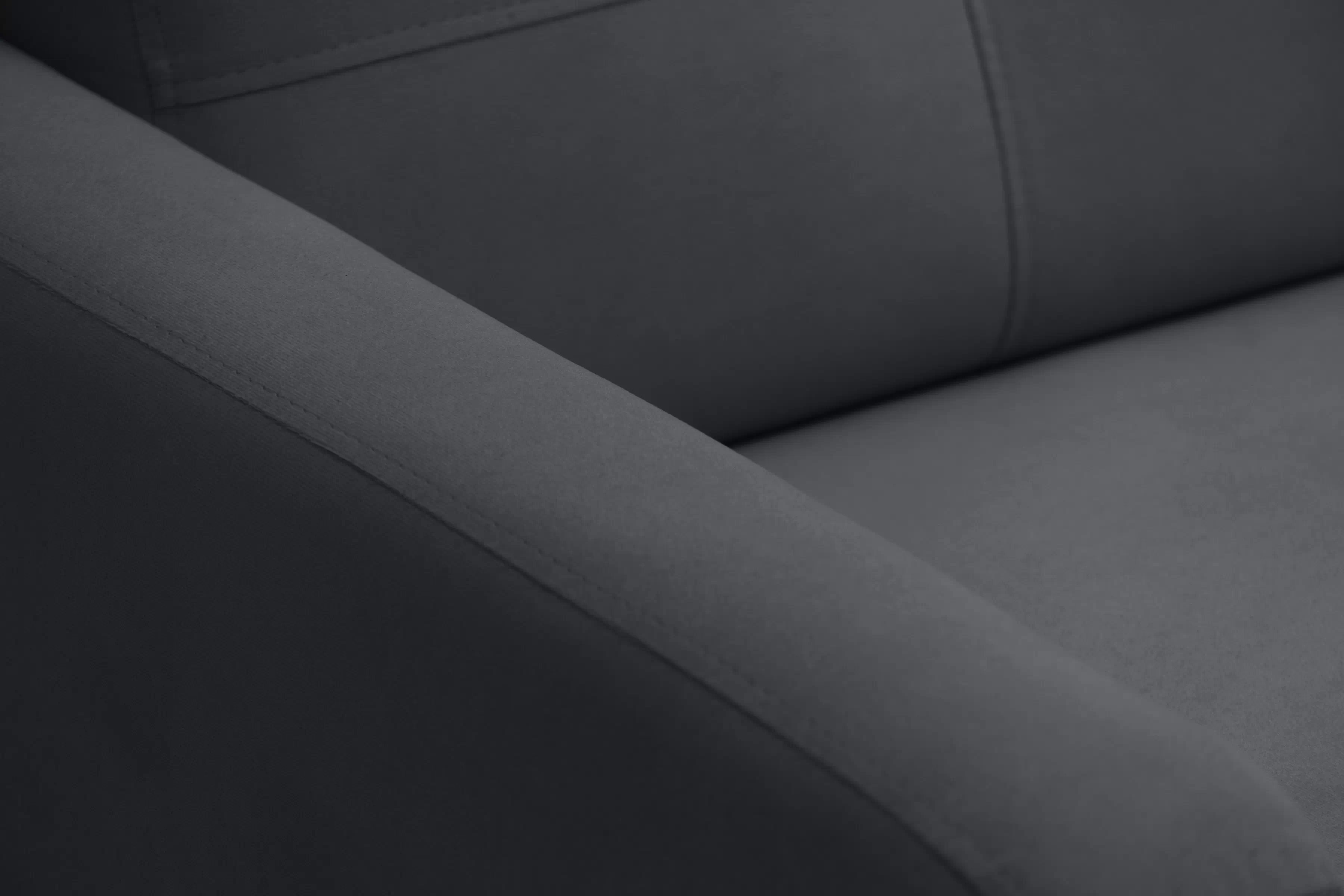 Rohová sedačka Filo s rozkladom univerzálna ľavá/pravá - sivý zamat Jasmine 96 Rohová sedacia súprava Filo s funkciou spánku uniwersalny Ľavý/Pravý - šedý velúr Jasmine 96 