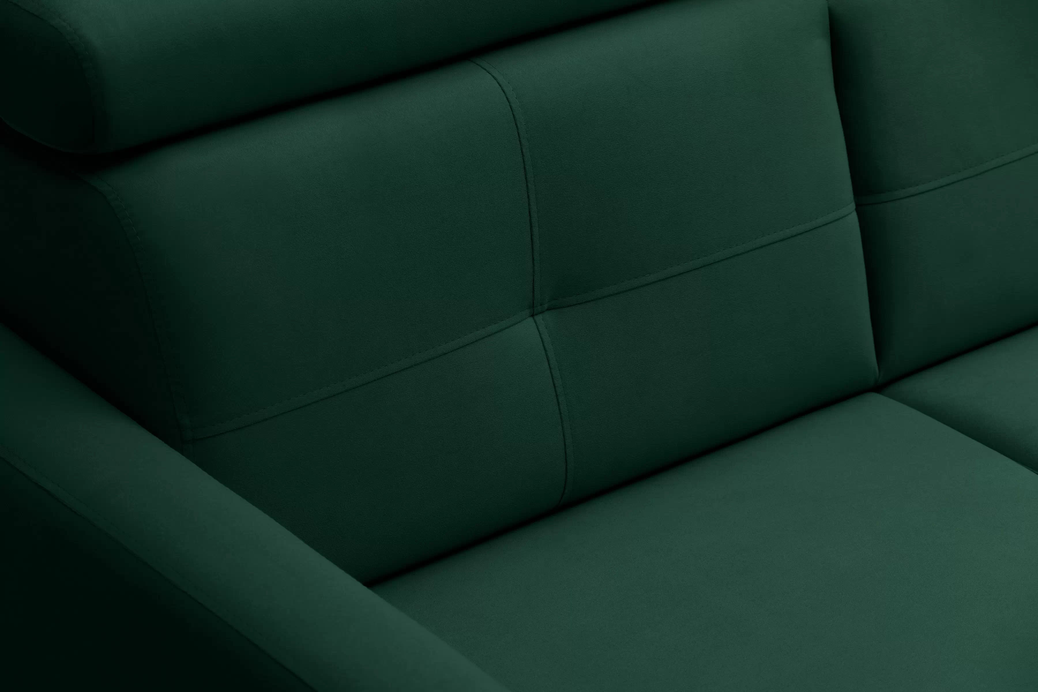 Rohová sedačka Filo s rozkladom univerzálna ľavá/pravá - zelený zamat Bluvel 78 Rohová sedacia súprava Filo s funkciou spánku uniwersalny Ľavý/Pravý- Zelený velúr Bluvel 78