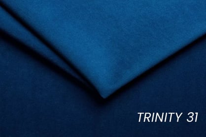  Laksaro U alakú kinyitható sarokkanapé, univerzális állás - sötétkék Trinity 31 velúr Naroznik Laksaro U uniwersalny prawo/bal oldali - sötétkék welwet Trinity 31