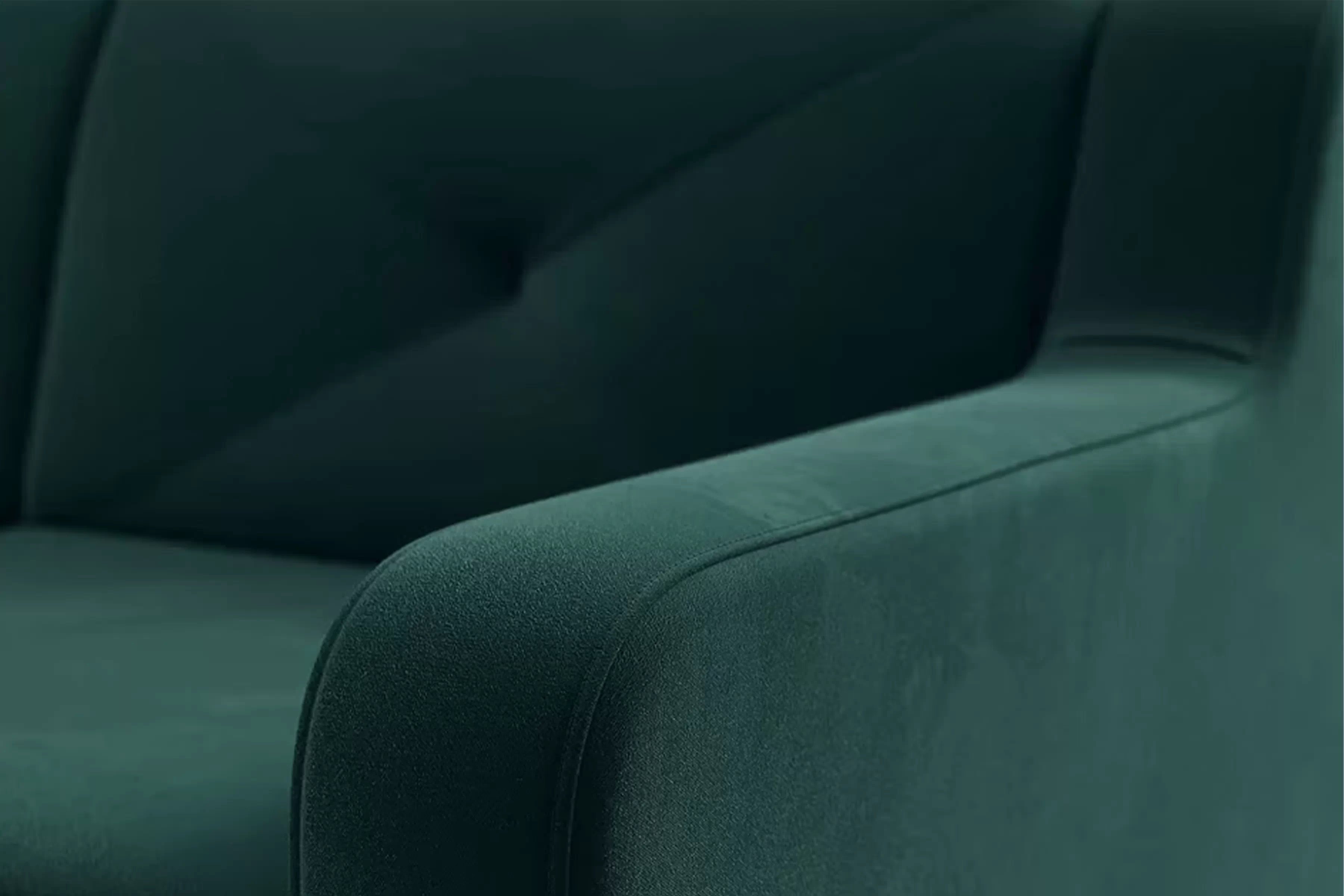 Rozkládací rohová sedací souprava Laksaro U - zelená Trinity 28 Rohová sedací souprava Laksaro U uniwersalny prawo/levá - zelená welwet Trinity 28