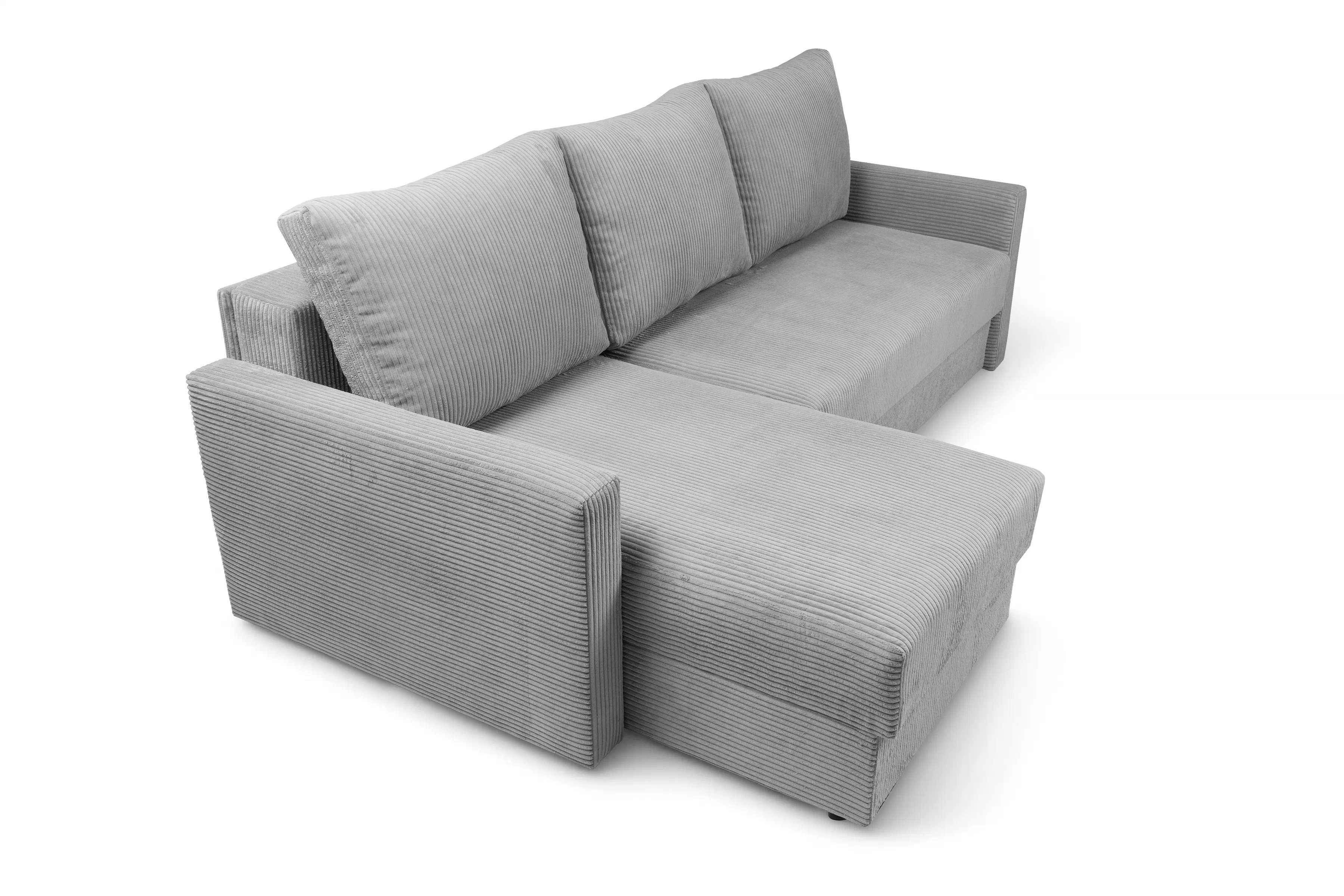 Rozkladacia rohová sedacia súprava Laveris univerzálna - sivý menčester Lincoln 86 Rohová sedacia súprava Laveris rozkladany uniwersalny prawo/Ľavá strana - šedý MENČESTER Lincoln 86