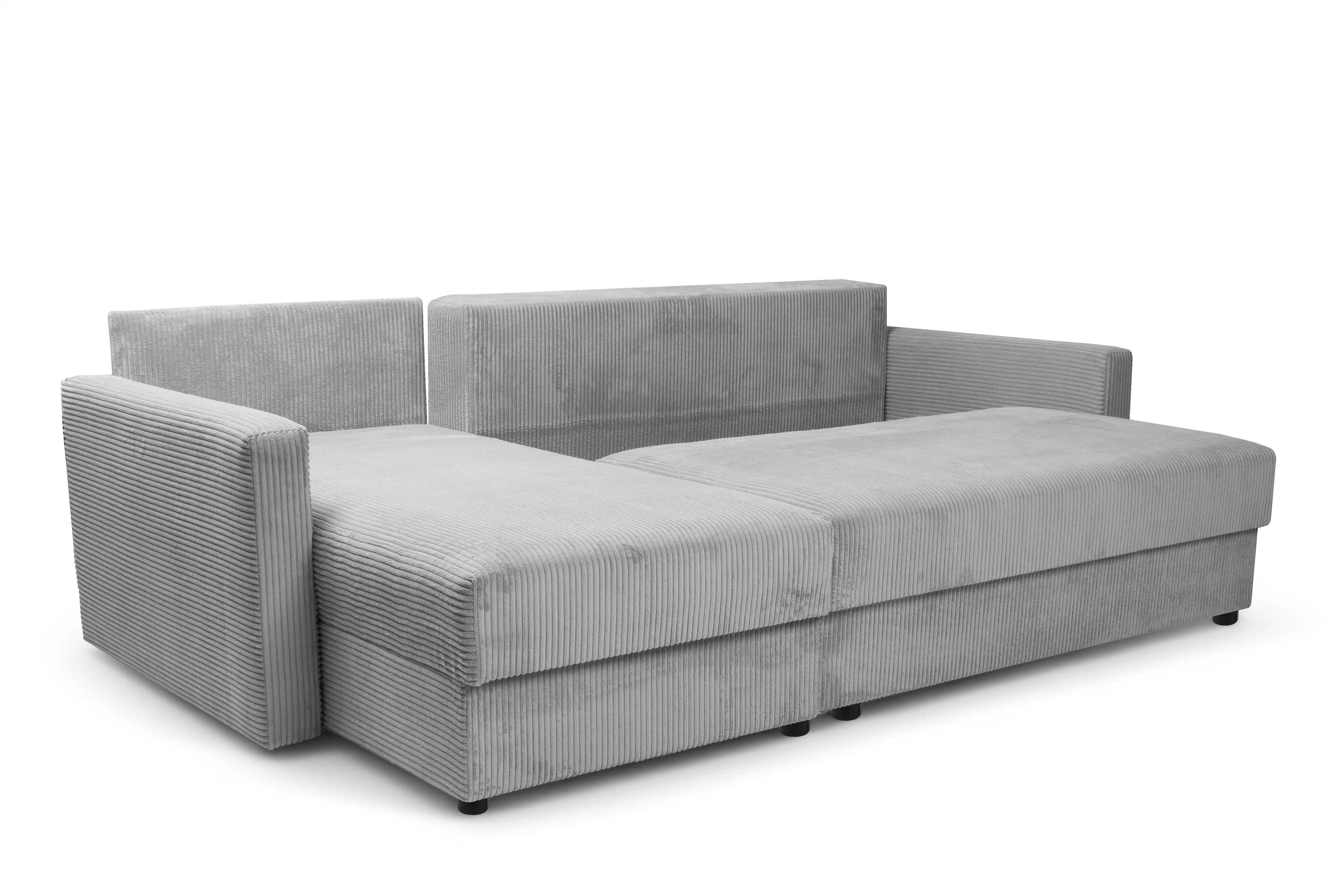 Rozkladacia rohová sedacia súprava Laveris univerzálna - sivý menčester Lincoln 86 Rohová sedacia súprava Laveris rozkladany uniwersalny prawo/Ľavá strana - šedý MENČESTER Lincoln 86