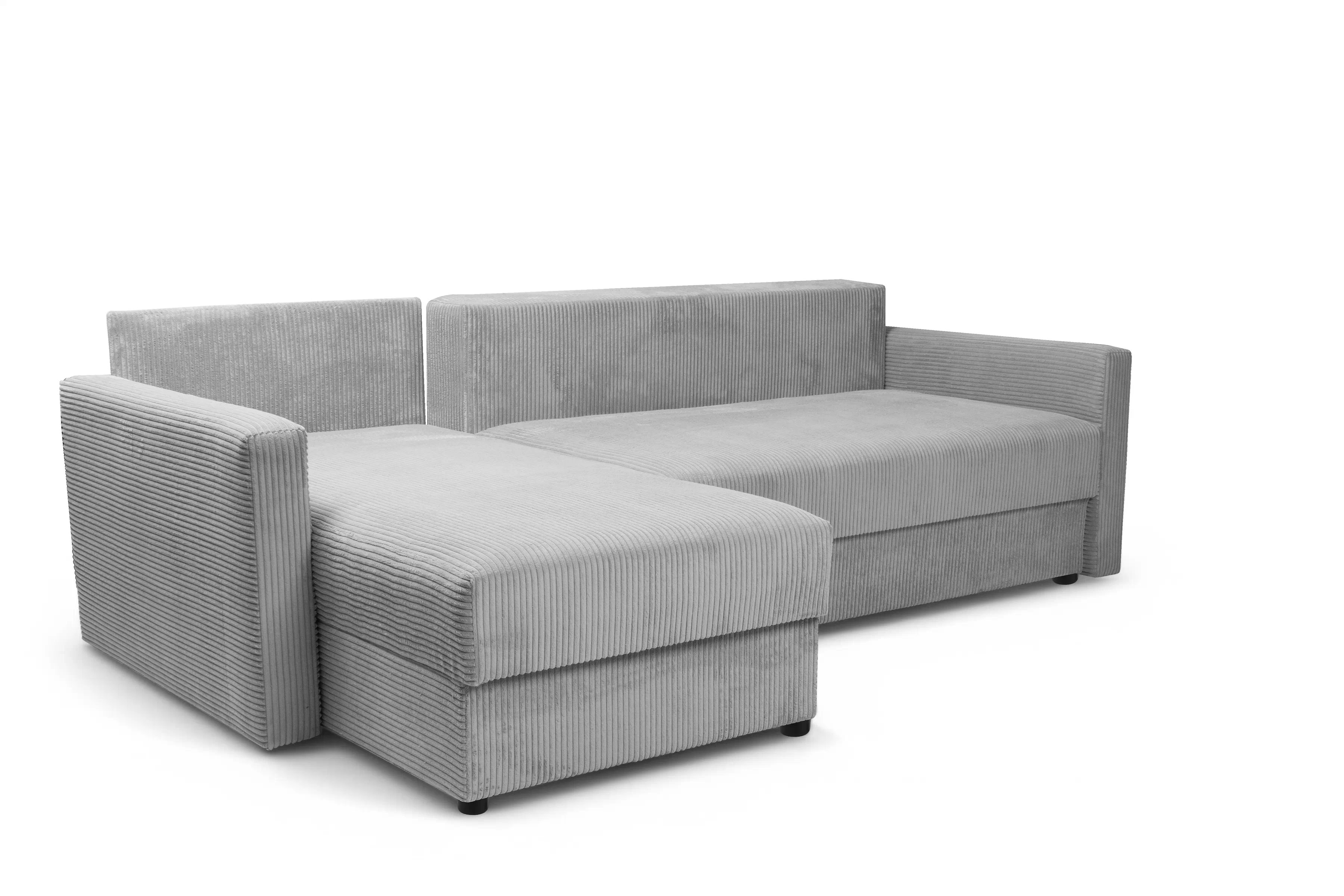 Rozkladacia rohová sedacia súprava Laveris univerzálna - sivý menčester Lincoln 86 Rohová sedacia súprava Laveris rozkladany uniwersalny prawo/Ľavá strana - šedý MENČESTER Lincoln 86