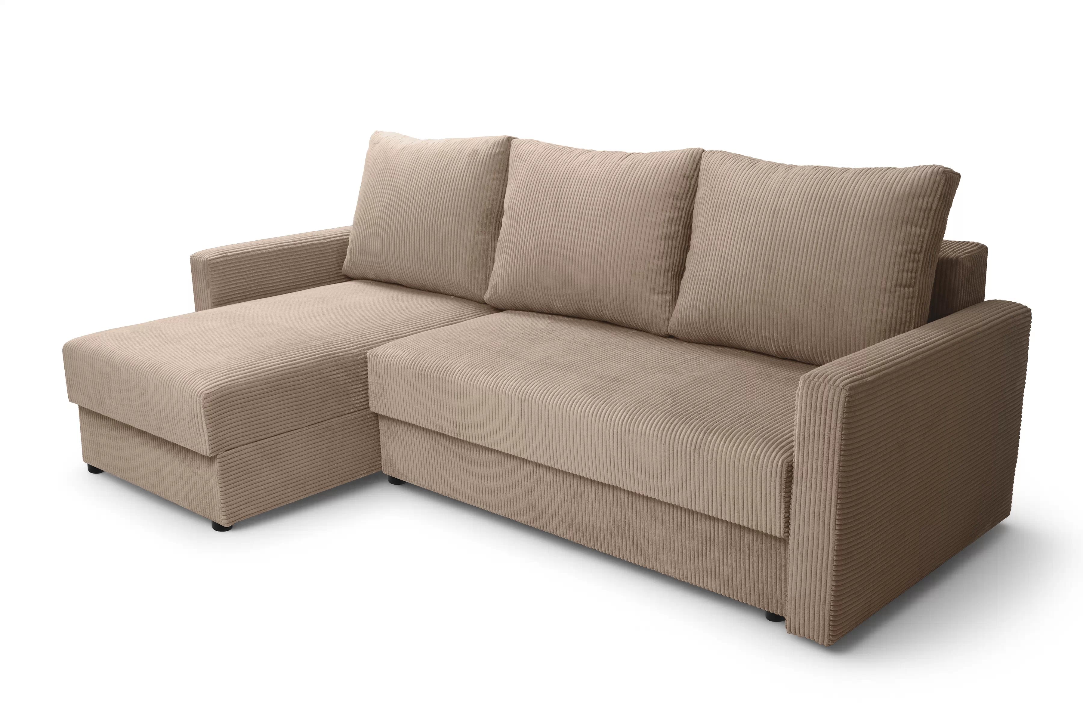 Rozkladacia rohová sedacia súprava Laveris univerzálna Rohová sedacia súprava Laveris s funkciou spánku 