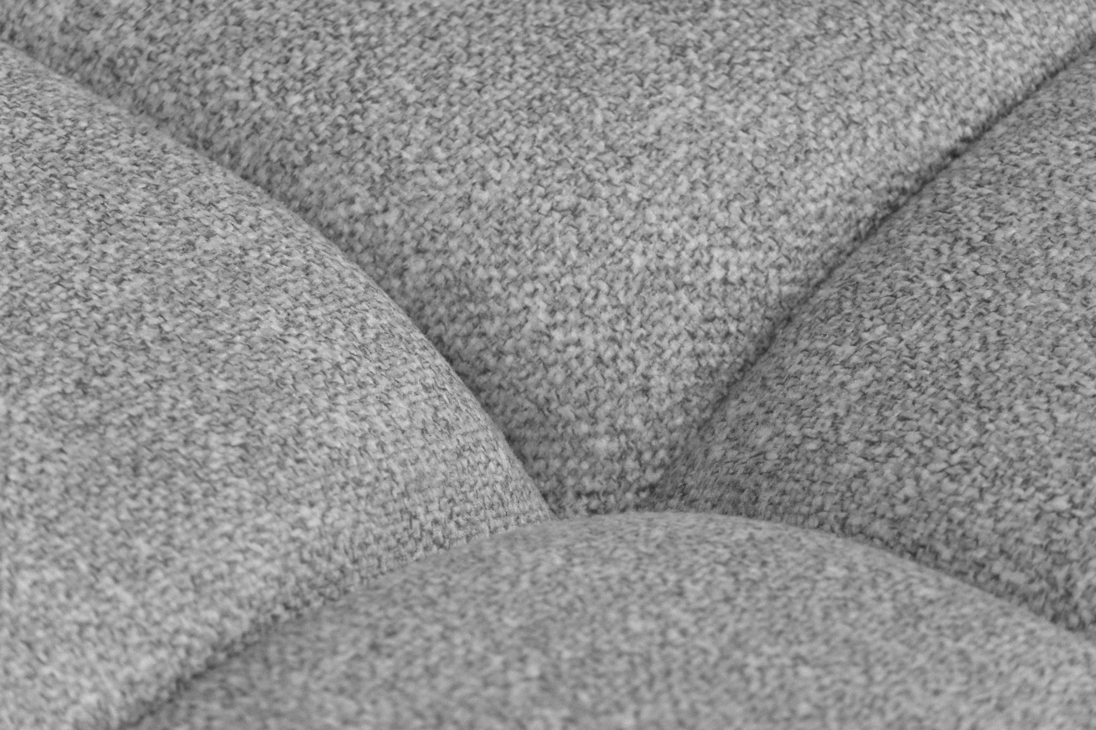 Rohová sedačka Lerio ľavá s funkciou spania - svetlosivý hydrofóbny textil Blur 18 Rohová sedacia súprava Lerio Ľavá strana s funkciou spánku - jasno šedá dzianina hydrofobowa Blur 18