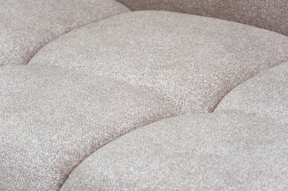 Rohová sedačka Lerio s rozkládací funkcí - světle béžová hydrofobní tkanina Blur 02 Rohová sedací souprava Lerio rozkládací - jasno béžová Pletenina hydrofobowa Blur 02