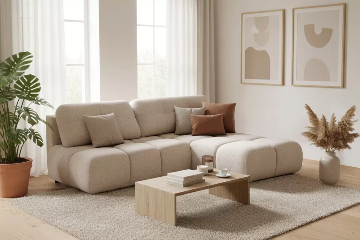 Rozkladacia rohová sedacia súprava Lerio Rohová sedacia súprava Lerio s funkciou spánku