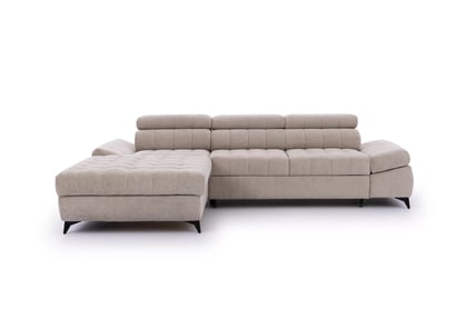 Rohová sedacia súprava Valoris Mini ľavá s funkciou spania - béžový šenil Perfect Harmony 07 Rohová sedacia súprava Ľavá strana s funkciou spánku Valoris Mini - béžový šenil Perfect harmony 07