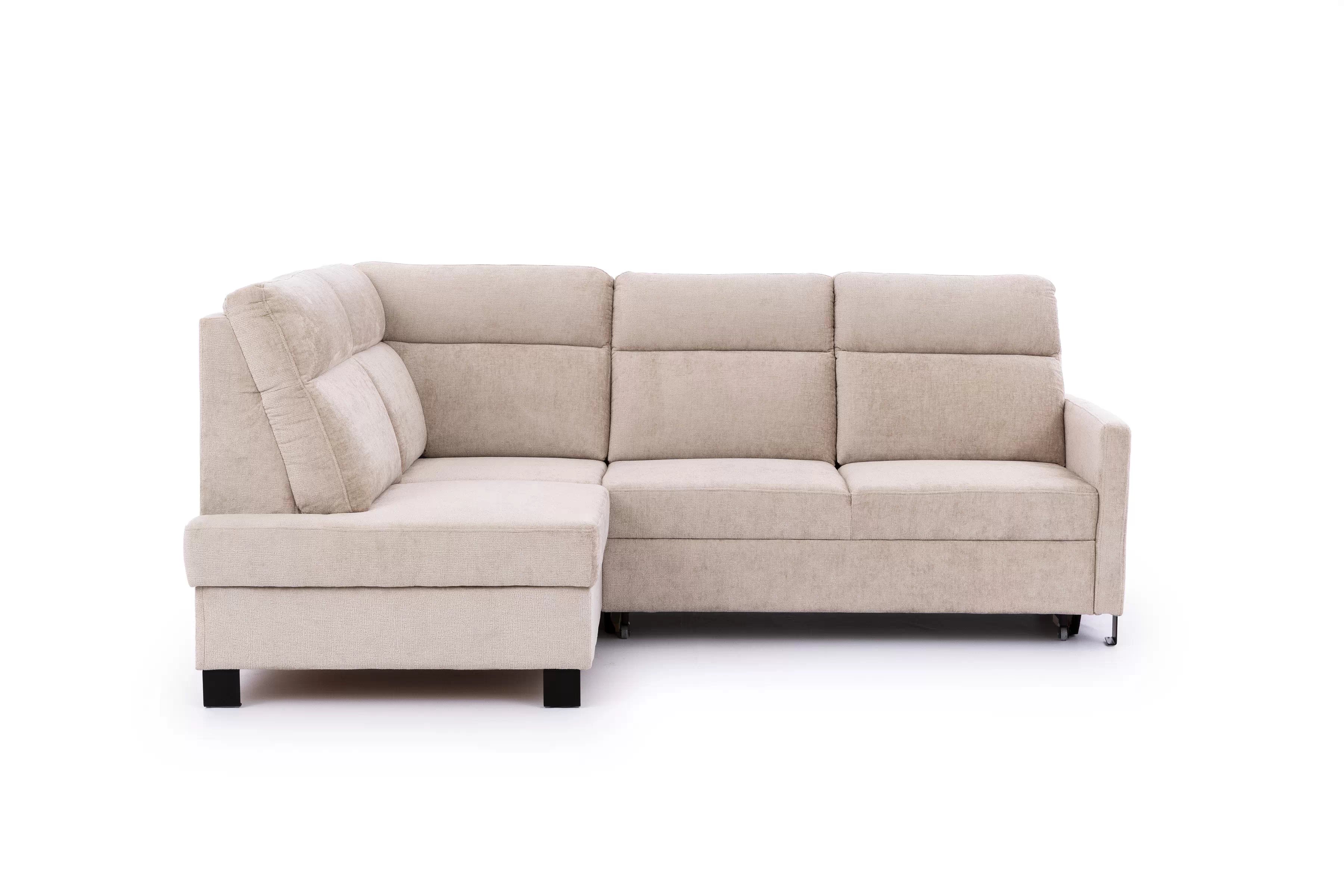 Rohová sedacia súprava Loario L ľavá s úzkym bokom - béžový šenil Perfect Harmony 07 Rohová sedacia súprava Loario L Ľavá strana z waskim bokiem - béžový šenil Perfect Harmony 07