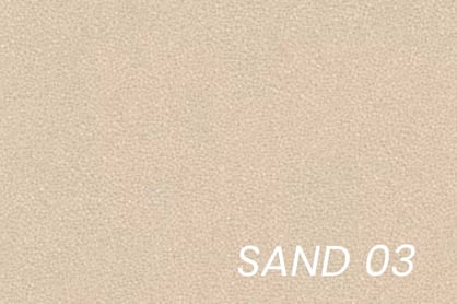 Rohová pohovka Loario L levostranná se širokým bokem - krémová látka Sand 03 Rohová sedací souprava Loario L levá z szerokim bokiem - kremowa Pletenina Sand 03