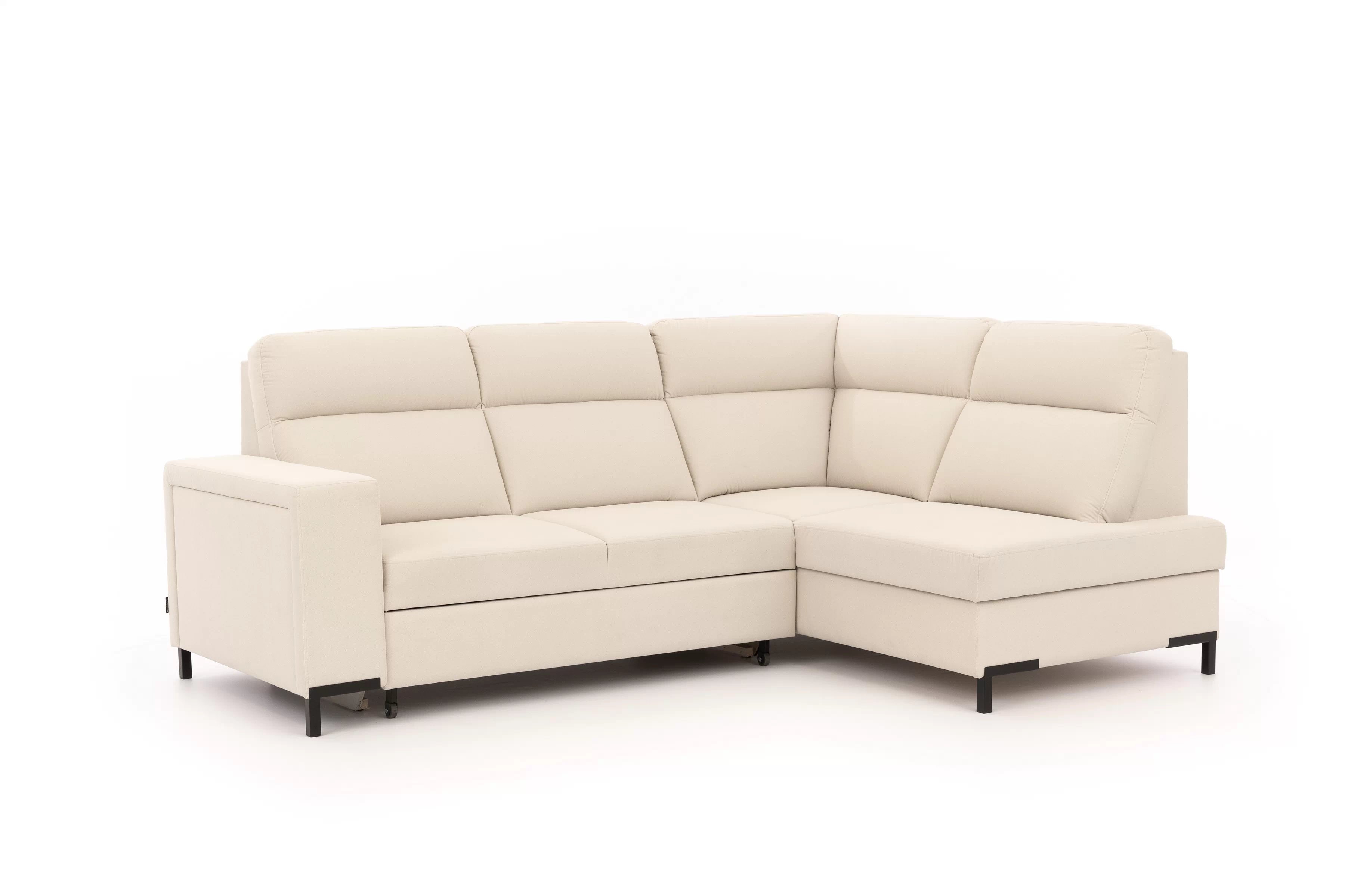 Rohová pohovka Loario L pravá se širokými boky Rohová sedací souprava Loario L pravá z szerokim bokiem