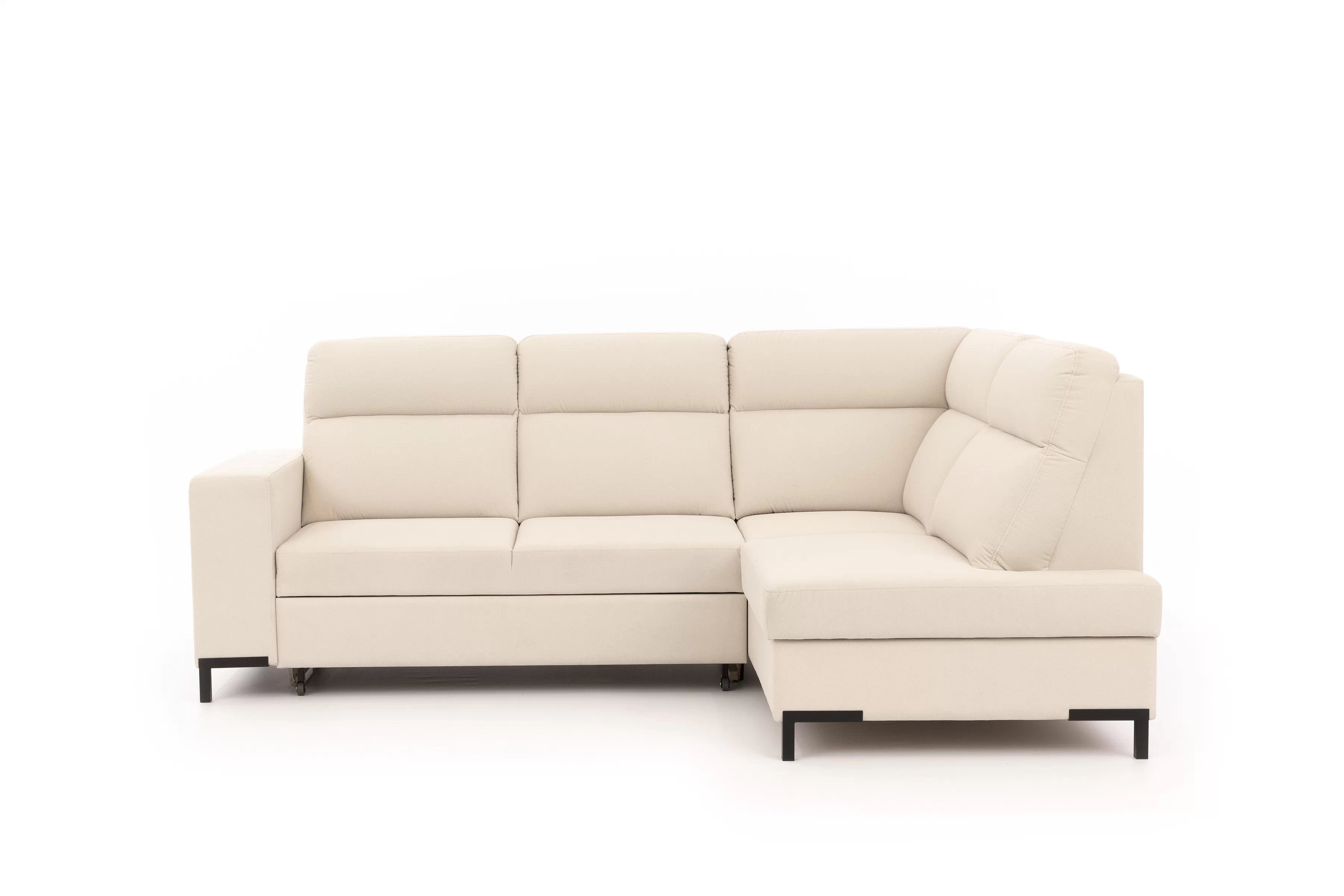 Rohová pohovka Loario L pravá se širokými boky Rohová sedací souprava Loario L pravá z szerokim bokiem