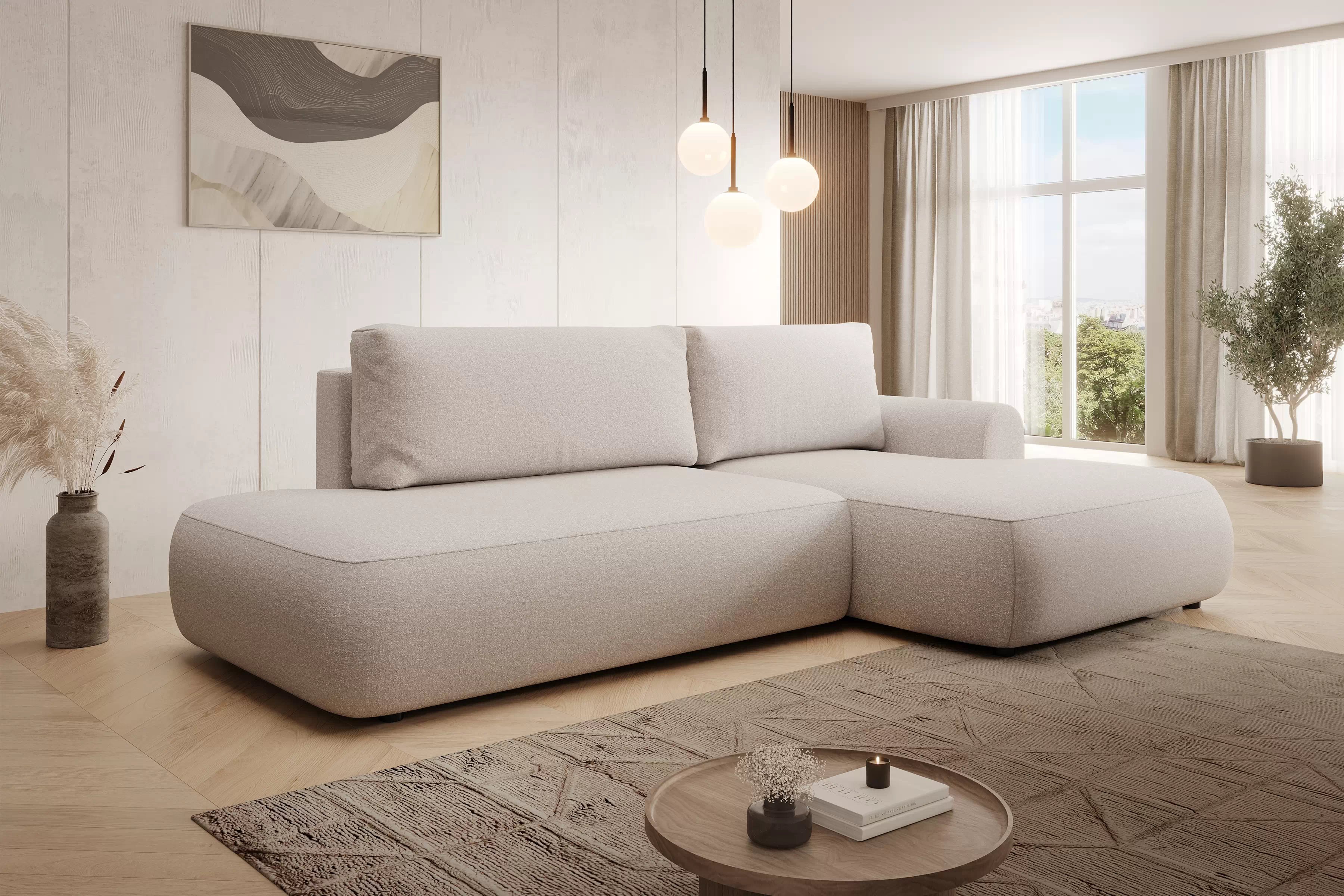 Rozkládací rohová sedací souprava Lotulis L II Rohová sedací souprava Lotulis L rozkládací