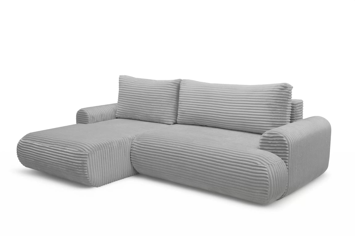 Colțar extensibil cu funcție de dormit Lotulis Mini stânga - gri plus Tilia 86 Naroznik Lotulis Mini z funkcja de dormit stânga - gri plusz Tilia 86 