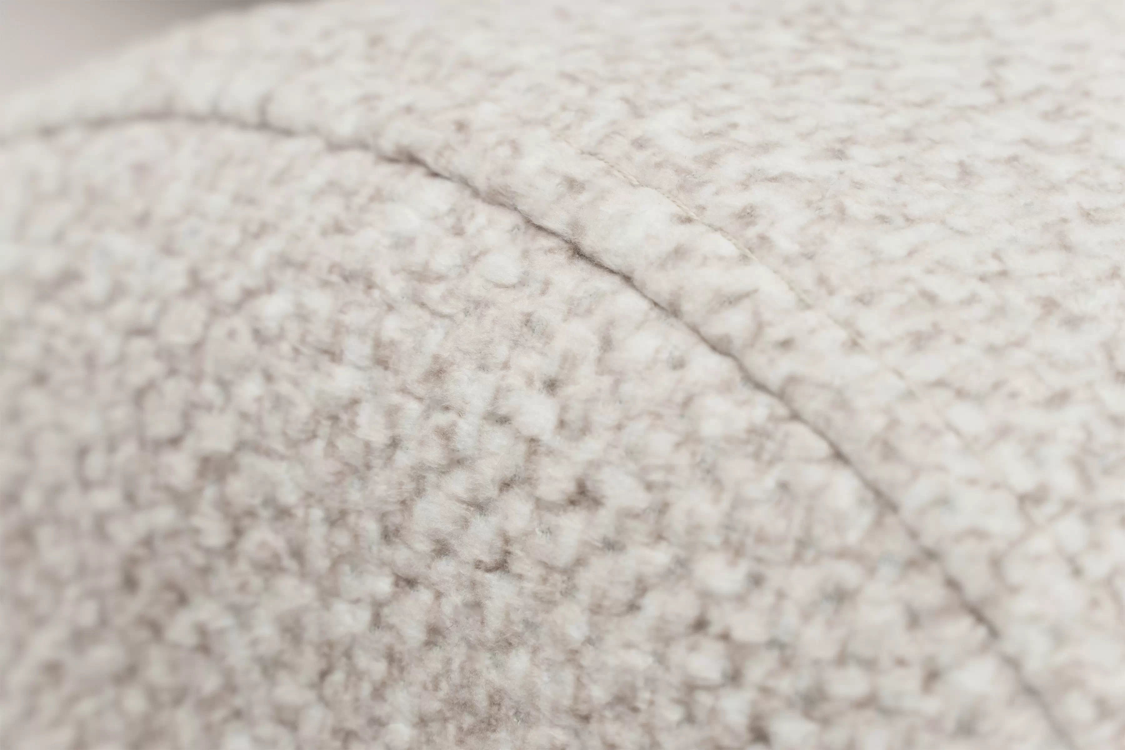 Rohová sedačka Lotulis Mini s rozkladom ľavostranná - krémová hydrofóbna látka Blur 01 Rohová sedacia súprava Lotulis Mini s funkciou spánku Ľavá strana - kremowa dzianina hydrofobowa Blur 01 