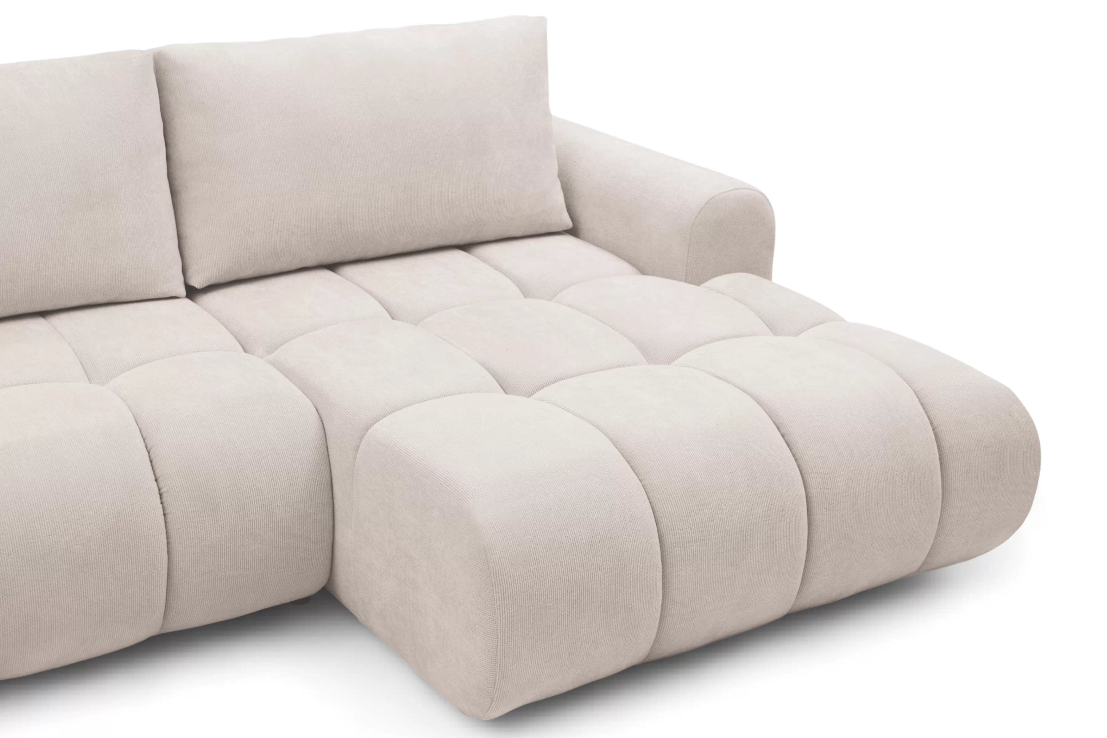 Rozkladacia rohová sedacia súprava Lutario L Rohová sedacia súprava Lutario L II s funkciou spánku 