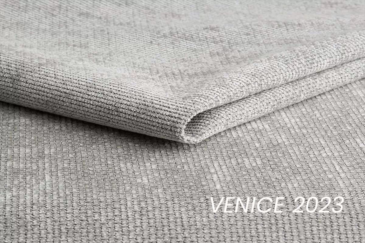 Rohová rozkládací pohovka Lutario L II levá s funkcí spánku - šedá hydrofobní tkanina Venice 2023 Rohová sedací souprava Lutario L II rozkládací levá - šedá plecionka hydrofobowa Venice 2023