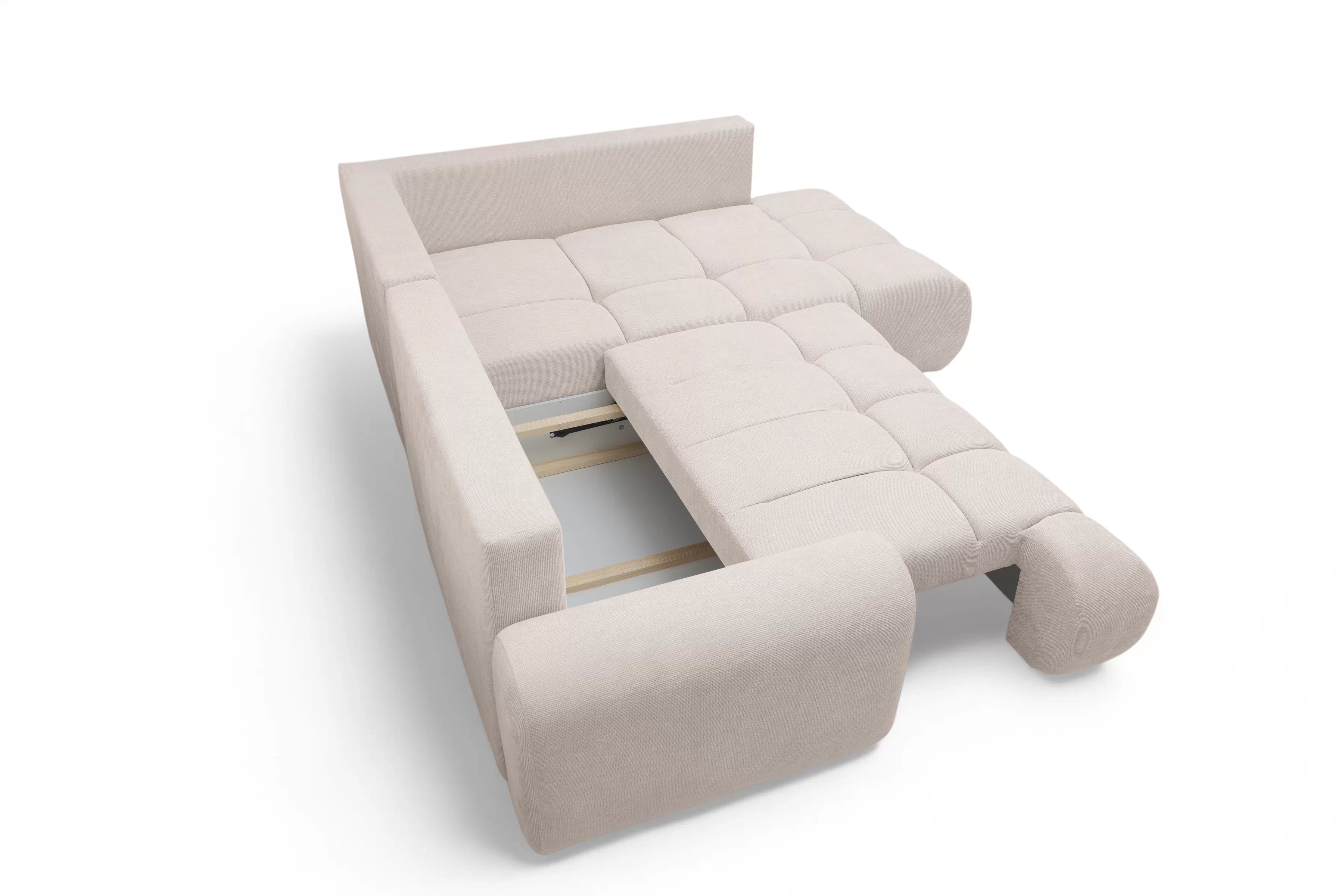 Rozkladacia rohová sedacia súprava Lutario L II Rohová sedacia súprava Lutario L s funkciou spánku 