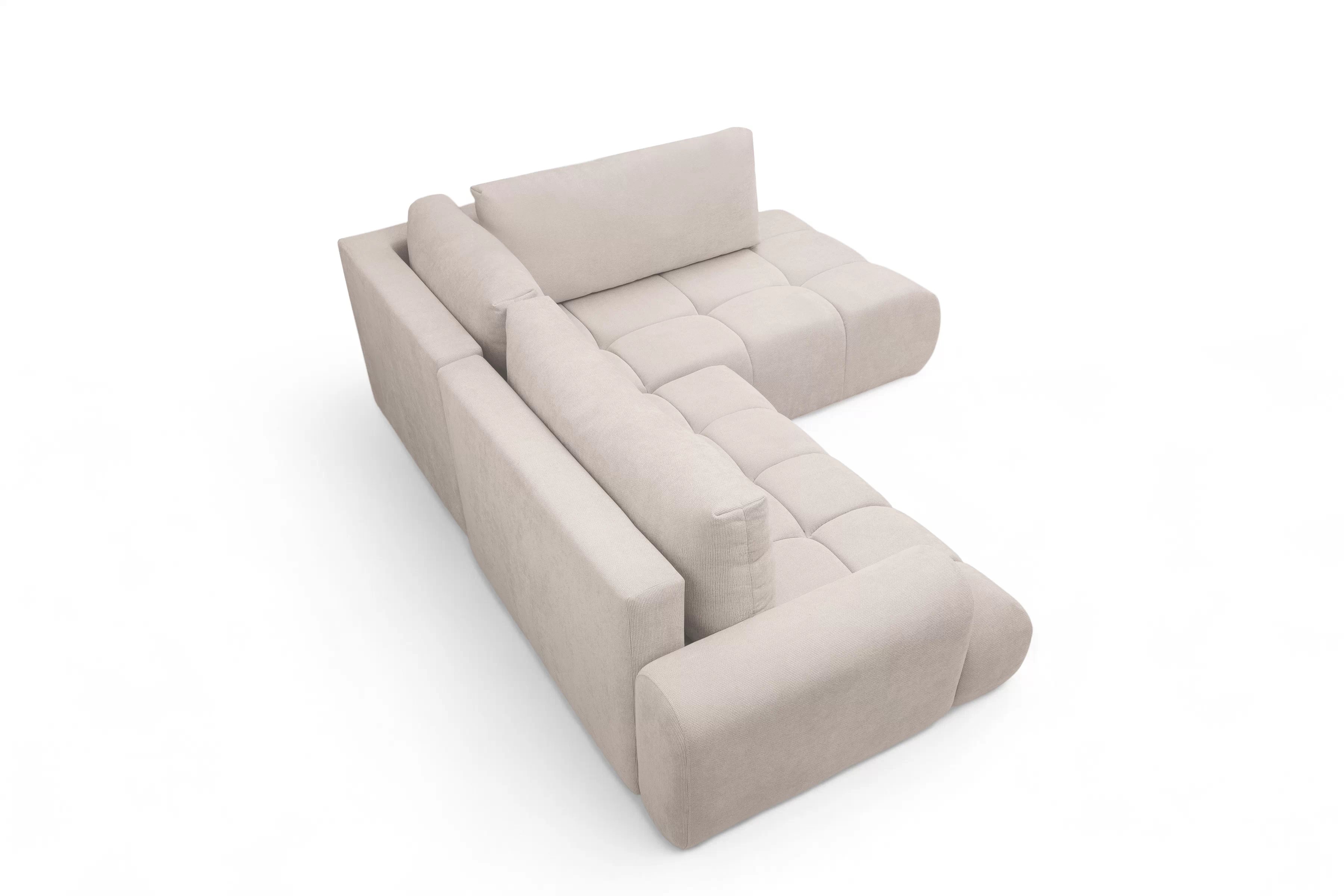 Rozkladacia rohová sedacia súprava Lutario L II Rohová sedacia súprava Lutario L s funkciou spánku 