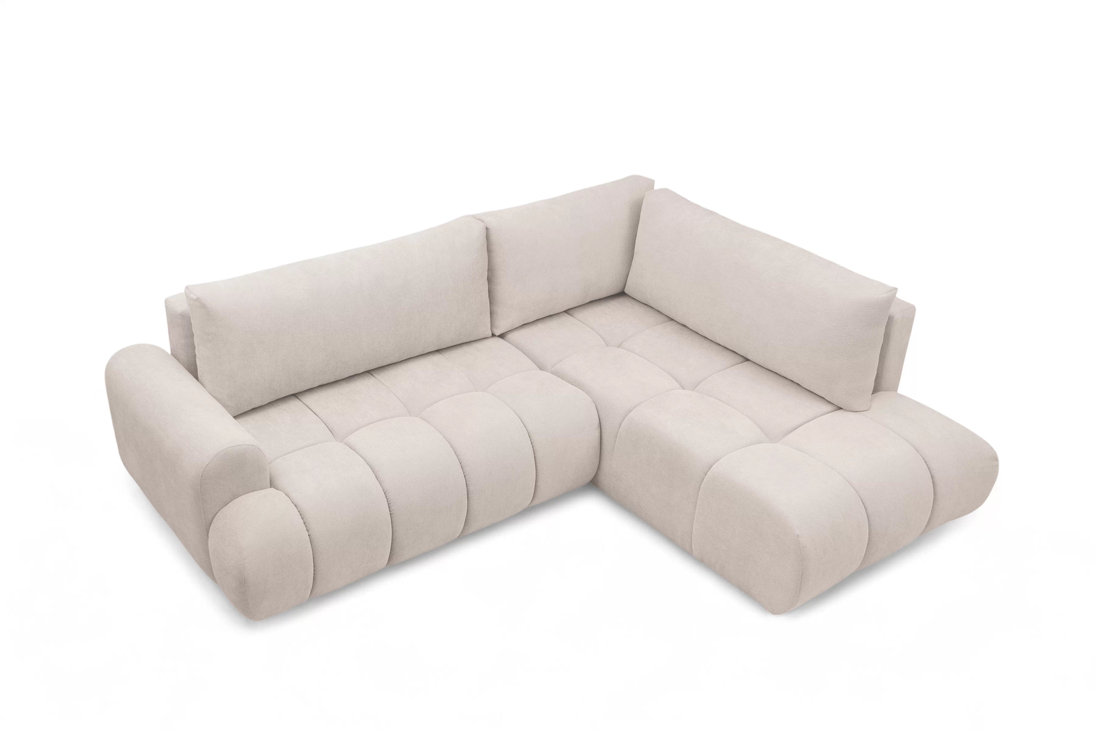 Rozkladacia rohová sedacia súprava Lutario L II Rohová sedacia súprava Lutario L s funkciou spánku 