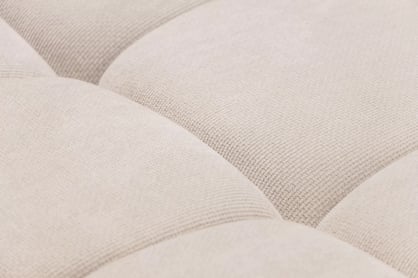 Rohová sedacia súprava Lutario L ľavá s funkciou spania - béžová hydrofóbna pletená látka Venice 2026 Rohová sedacia súprava Lutario L s funkciou spánku Ľavá strana - Béžová plecionka hydrofobowa Venice 2026