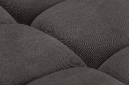 Rohová sedacia súprava Lutario L ľavá s funkciou spania - tmavosivá hydrofóbna pletená látka Venice 2021 Rohová sedacia súprava Lutario L s funkciou spánku Ľavá strana - ciemnoszara plecionka hydrofobowa Venice 2021