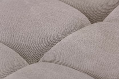 Rohová rozkládací pohovka Lutario L pravá s funkcí spánku - tmavě béžová hydrofobní tkanina Venice 2031 Rohová sedací souprava Lutario L rozkládací pravá - ciemnobezowa plecionka hydrofobowa Venice 2031 