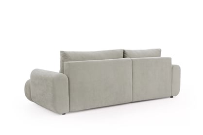 Rohová sedačka Lutario Mini s rozkladem levá - šedá látka Nazar 225.03 Rohová sedací souprava Lutario Mini rozkládací levá - šedá potahová látka Nazar 225.03