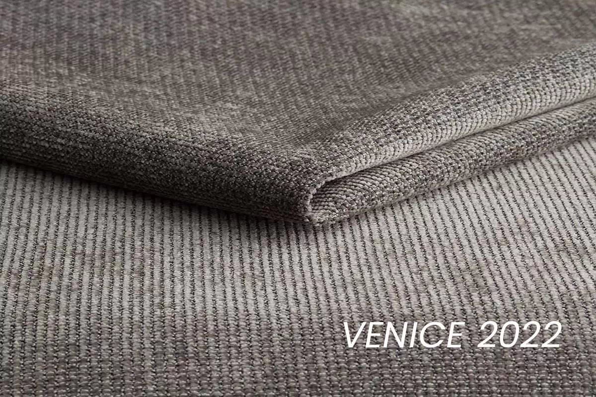 Rozkládací rohová sedací souprava Lutario Mini levá - šedohnědá Venice 2022 Rohová sedací souprava Lutario Mini rozkládací levá - szarobrazowa plecionka hydrofobowa Venice 2022