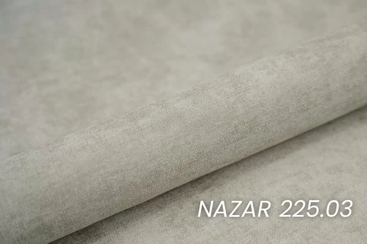 Rohová sedačka Lutario Mini s rozkladem pravá - šedá látka Nazar 225.03 Rohová sedací souprava Lutario Mini rozkládací pravá - šedá potahová látka Nazar 225.03