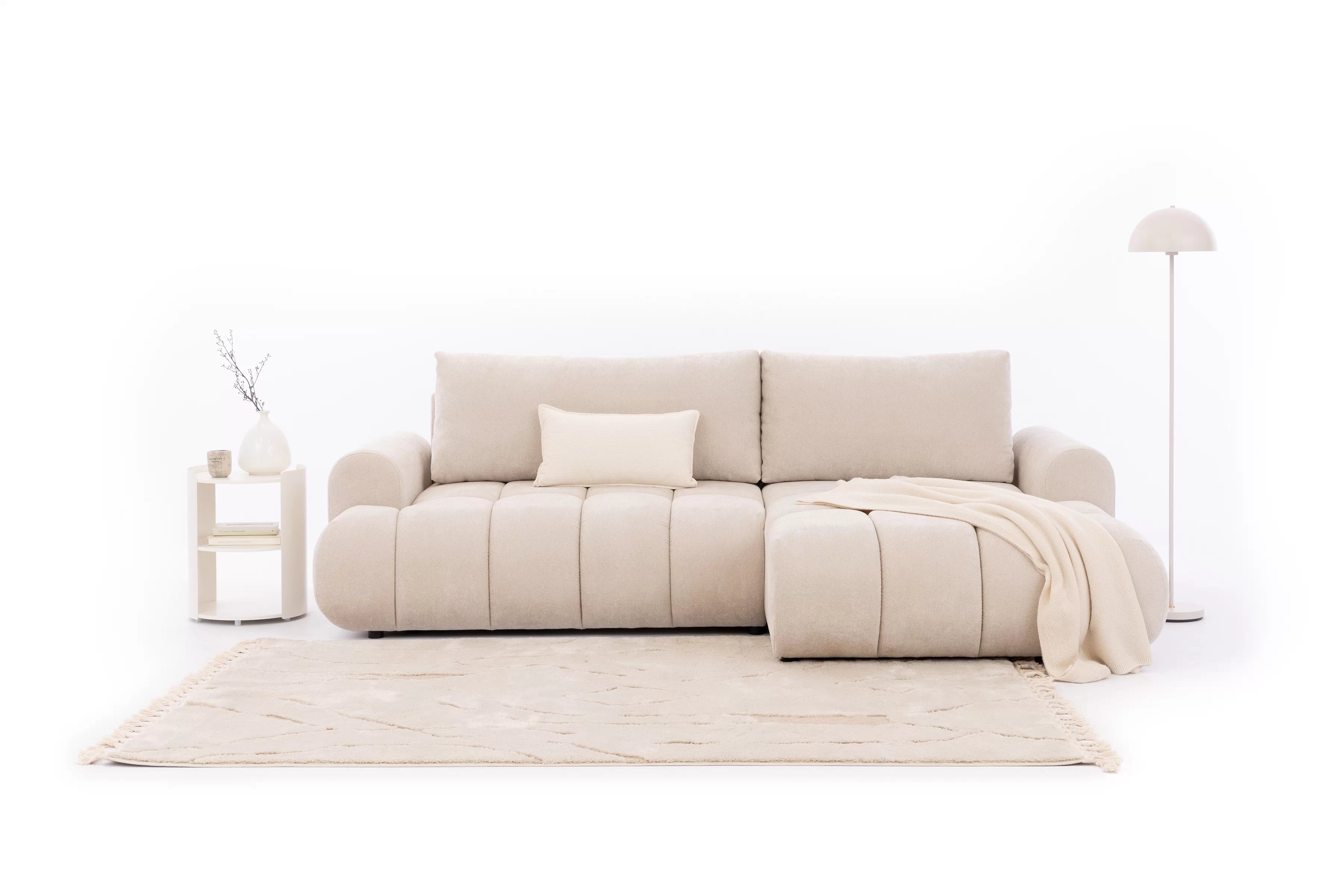 Rohová pohovka Lutario Mini s rozkladom Rohová sedacia súprava Lutario Mini s funkciou spánku