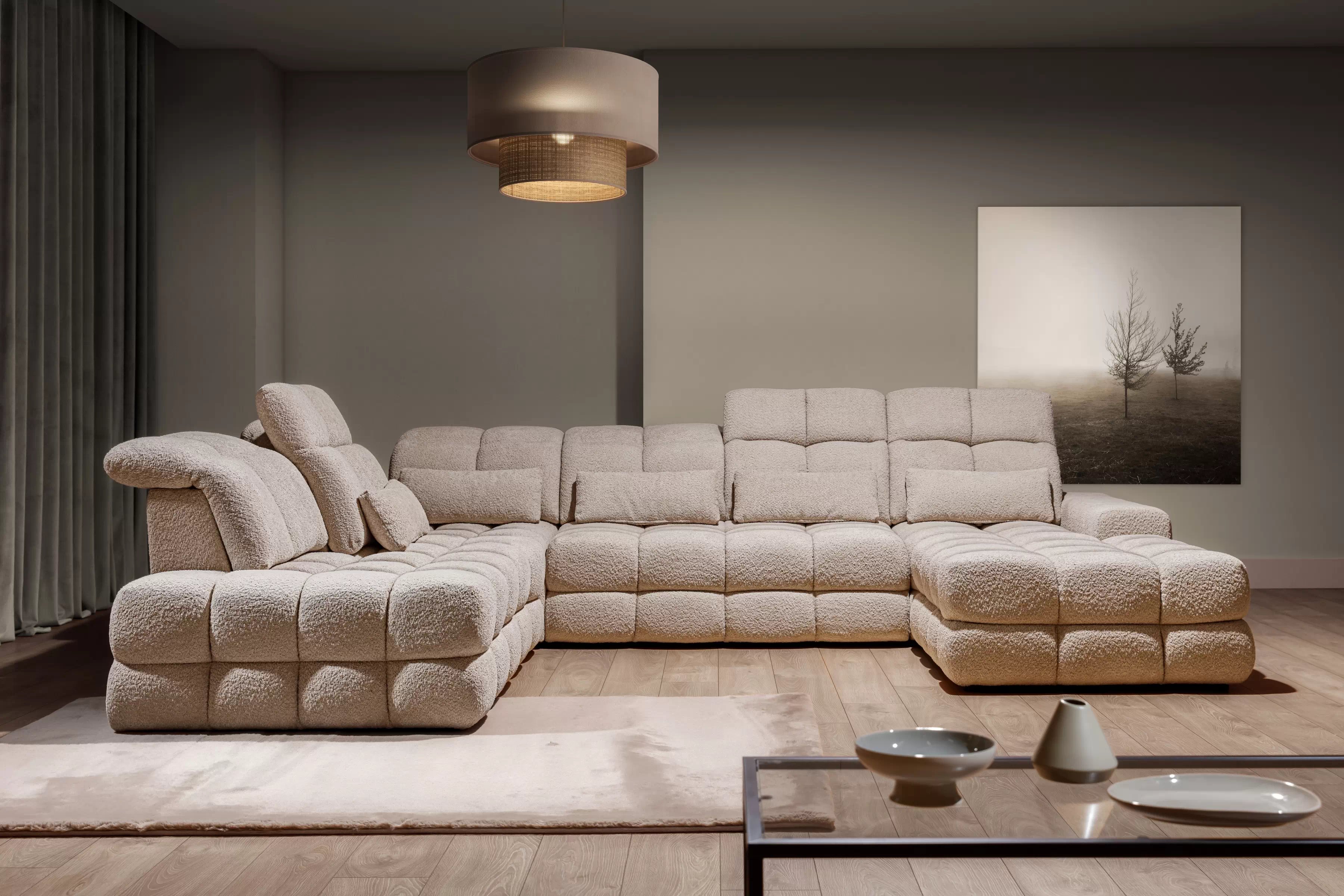 Rohová sedací souprava Magnelio Prestige U II Rohová sedací souprava Magnelio Prestige U II z elektricky wysuwanym sedadlem