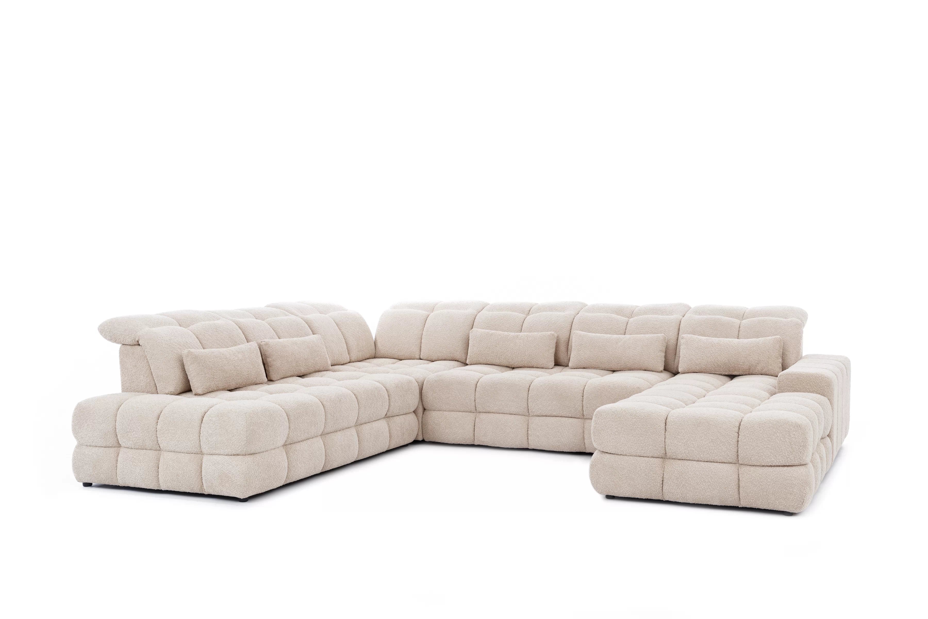 Rohová sedací souprava Magnelio U II s elektricky výsuvným sedákem Rohová sedací souprava Magnelio U II z elektricky wysuwanym sedadlem