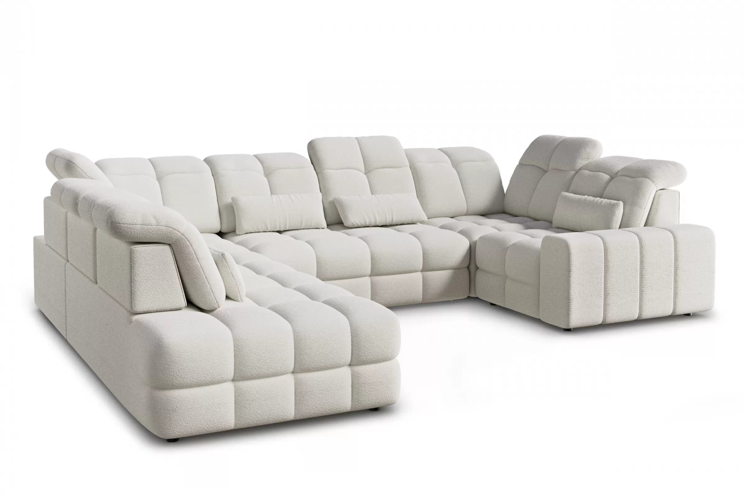 Rohová sedací souprava Magnelio U s elektricky výsuvným sedákem Rohová sedací souprava Magnelio U z elektricky wysuwanym sedadlem