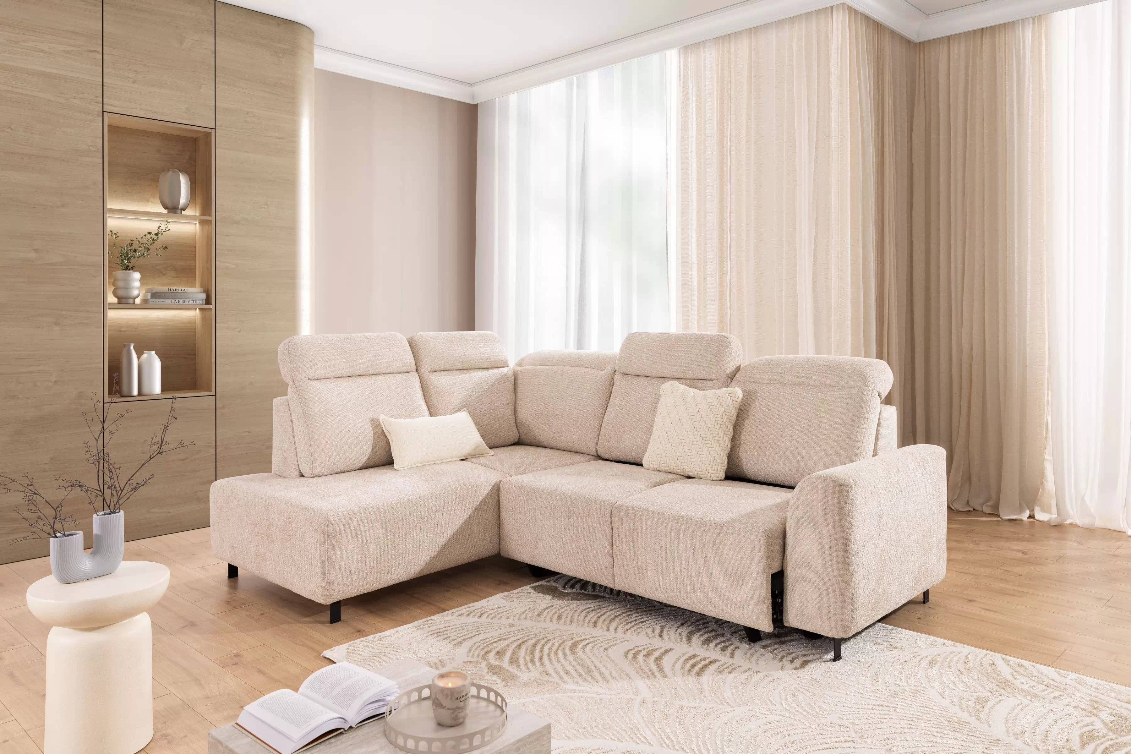 Rozkladacia rohová sedacia súprava Magnis L ľavá Rohová sedacia súprava Magnis L Ľavá strana