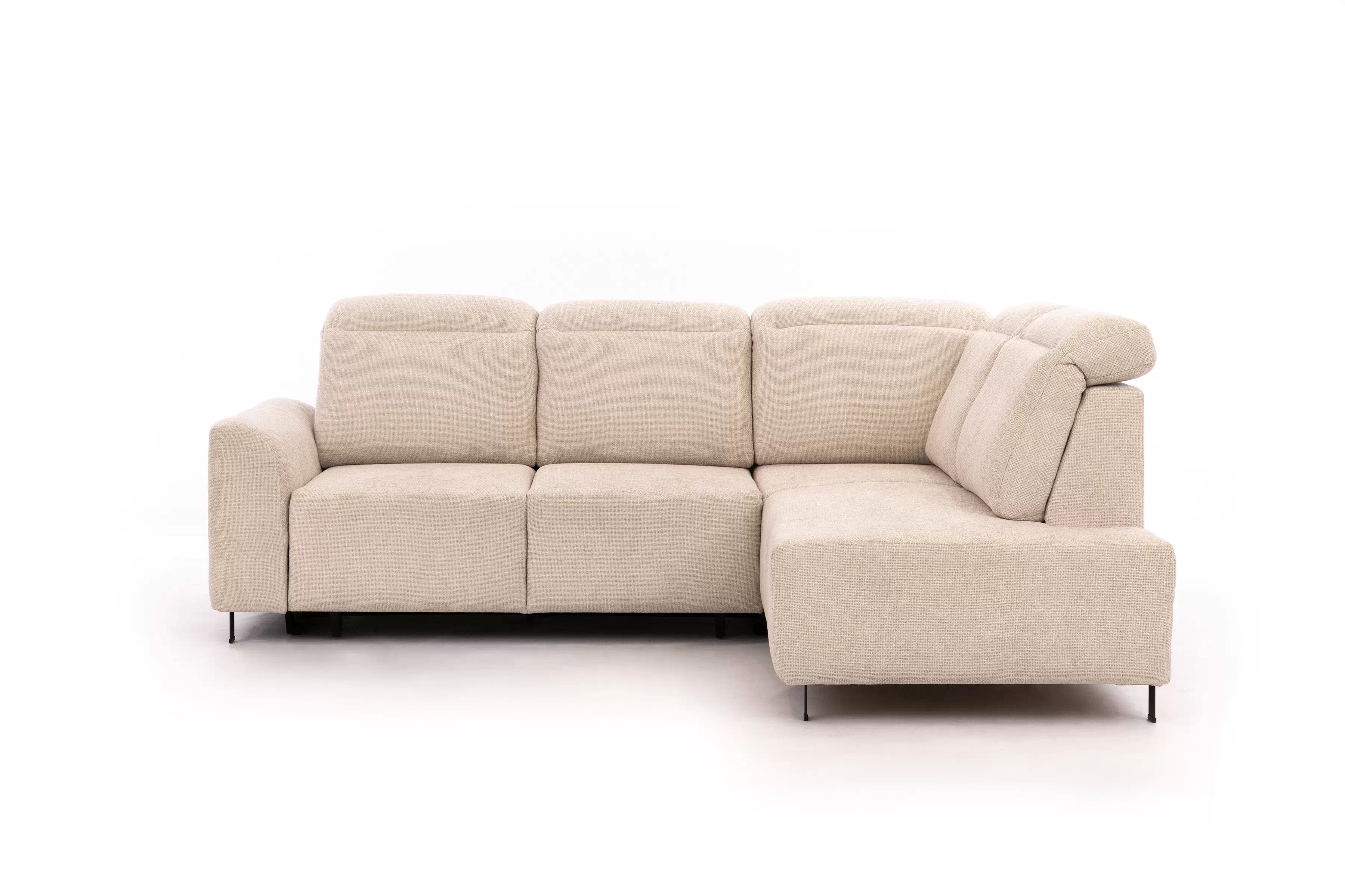 Rohová sedačka Magnis L s rozkladom pravostranná - béžová látka Magni 206.03 Rohová sedacia súprava Magnis L s funkciou spánku pravá strana - Béžová plecionka Magni 206.03