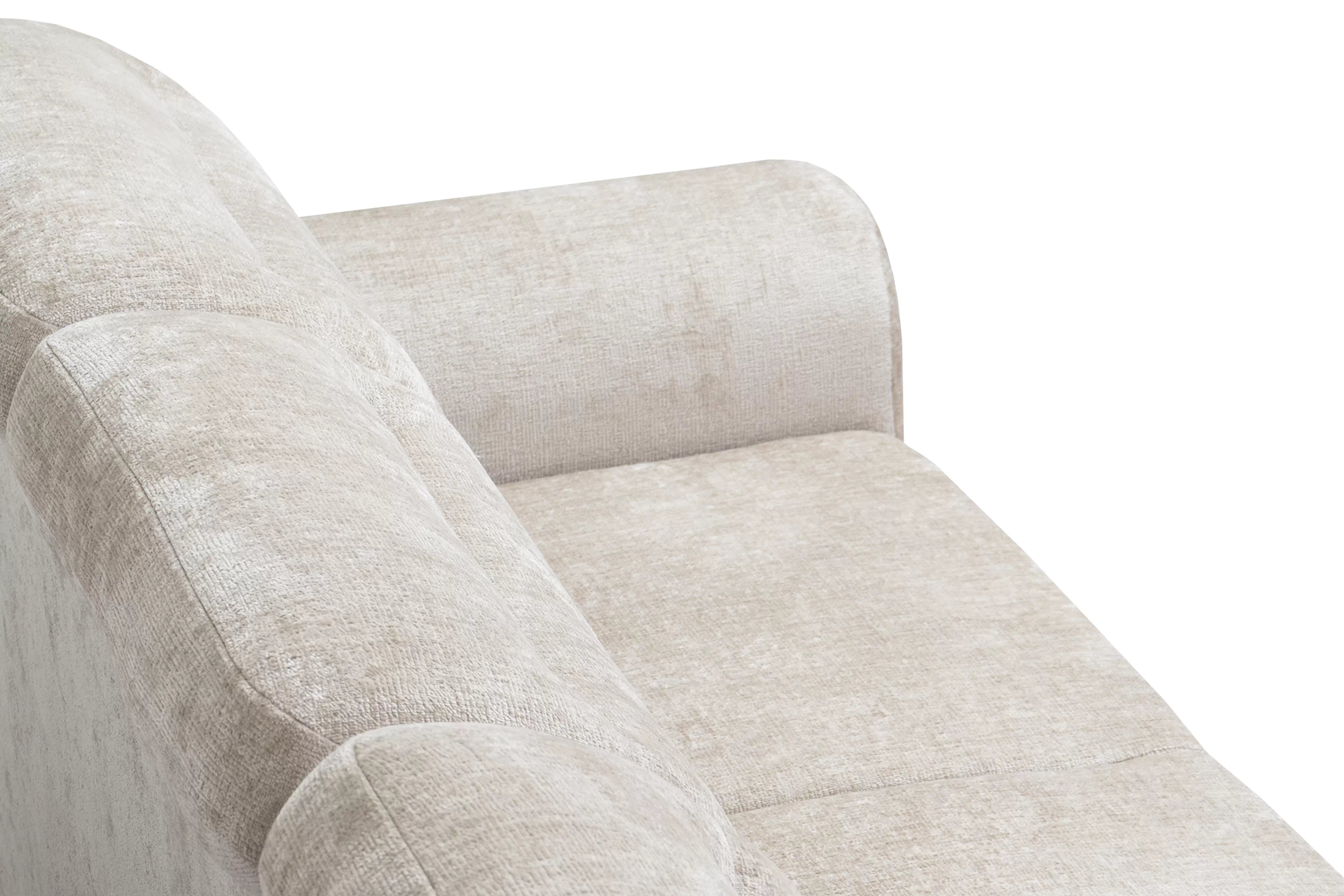 Rohová rozkládací pohovka Magnis L levá s funkcí spánku - béžový szenil Perfect harmony 07 Rohová sedací souprava Magnis L rozkládací levá - béžová šenil Perfect harmony 07