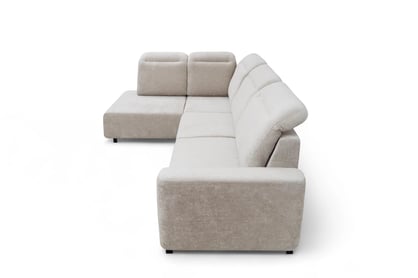 Rohová sedacia súprava Magnis L s funkciou spania ľavá - béžový šenil Perfect Harmony 07 Rohová sedacia súprava Magnis L s funkciou spánku Ľavá strana - béžový šenil Perfect harmony 07