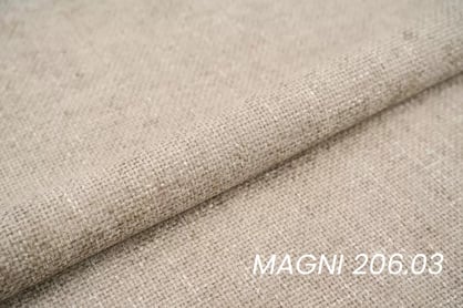 Rohová sedacia súprava Magnis L s funkciou spania pravá - béžová pletenina Magni 206.03 - Výpredaj z expozície Rohová sedacia súprava Magnis L s funkciou spánku pravá strana - Béžová plecionka Magni 206.03