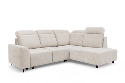 Rohová rozkládací pohovka Magnis L pravá s funkcí spánku - béžový szenil Perfect harmony 07