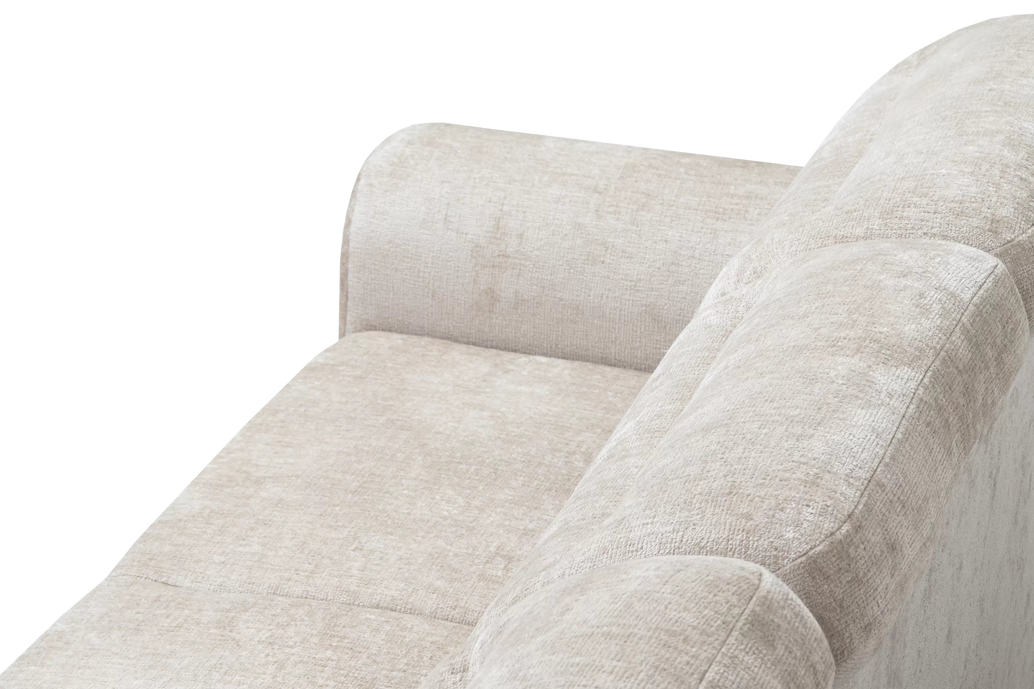 Rohová rozkládací pohovka Magnis L pravá s funkcí spánku - béžový szenil Perfect harmony 07 Rohová sedací souprava Magnis L rozkládací pravá - béžová šenil Perfect harmony 07