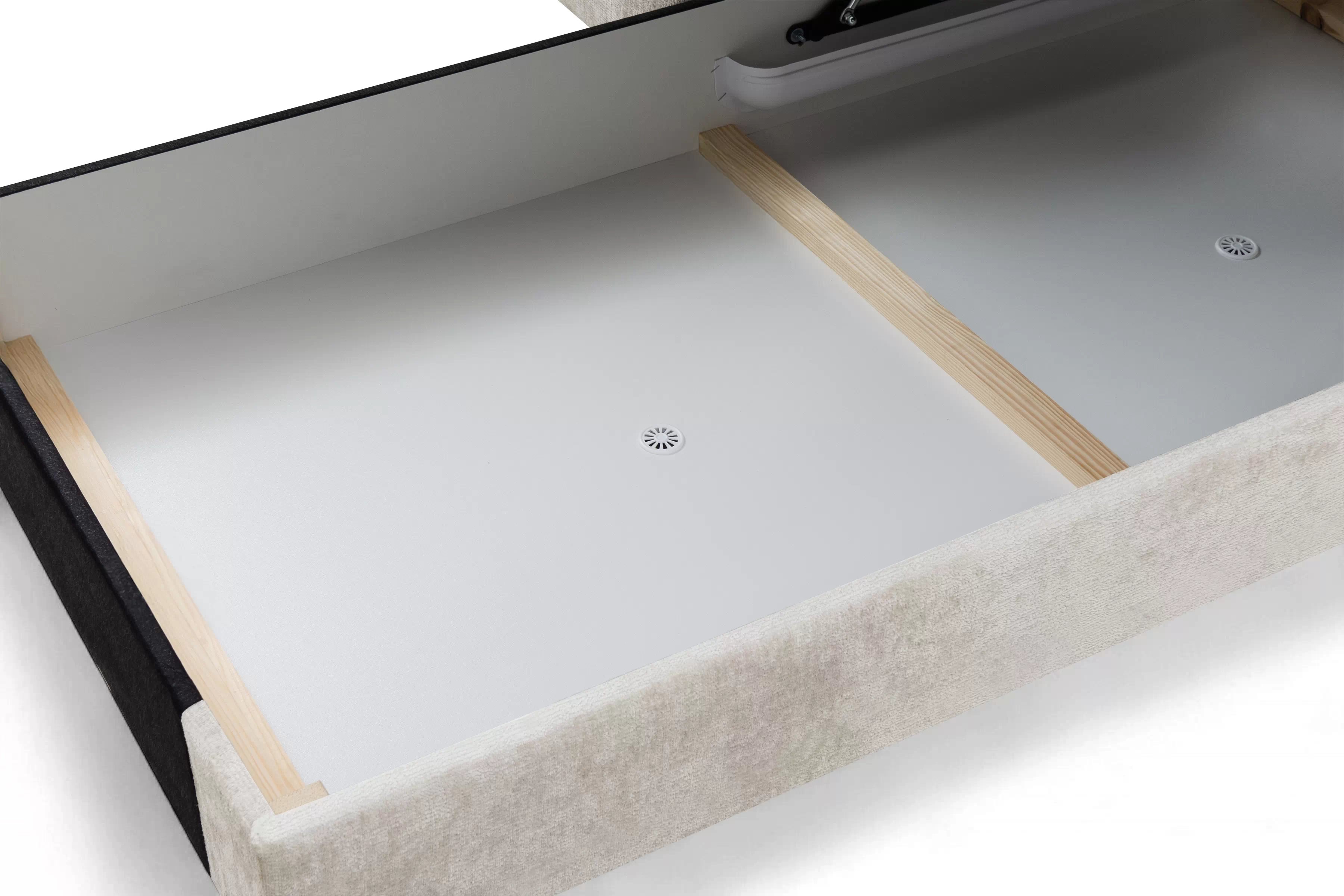 Rohová rozkládací pohovka Magnis L pravá s funkcí spánku - béžový szenil Perfect harmony 07 Rohová sedací souprava Magnis L rozkládací pravá - béžová šenil Perfect harmony 07