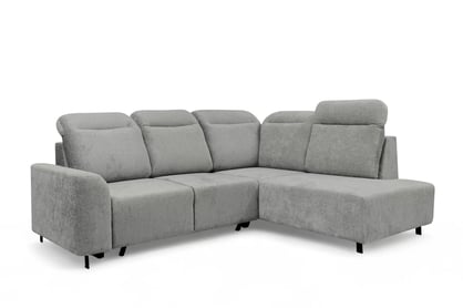 Rohová rozkládací pohovka Magnis L pravá s funkcí spánku - šedý szenil Perfect harmony 85