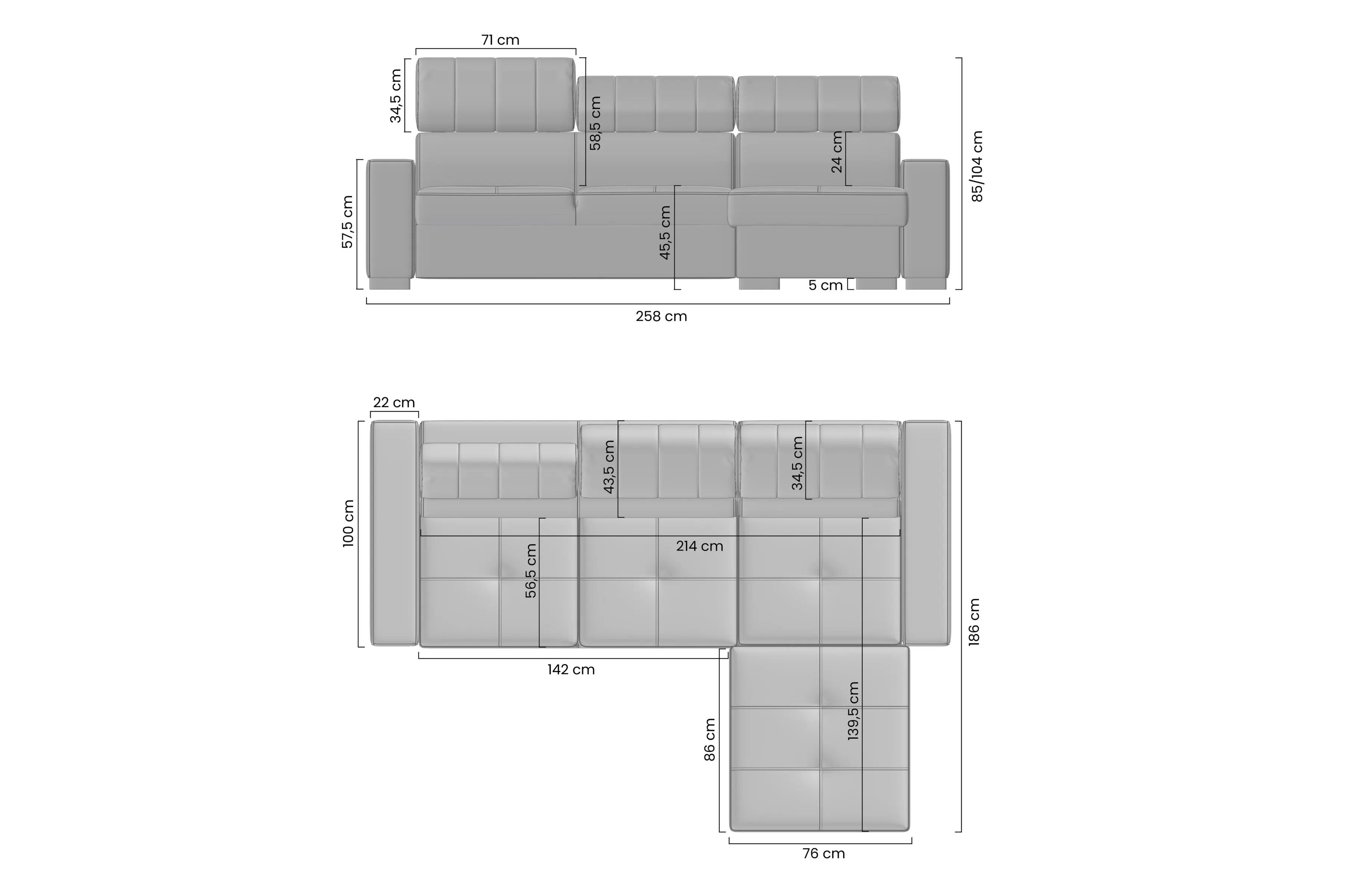 Rozkládací rohová sedací souprava Modeno Mini - béžová Ado 1601 Halva Rohová sedací souprava Modeno Mini rozkládací uniwersalny Levá/pravý - béžová Pletenina Ado 1601 Halva