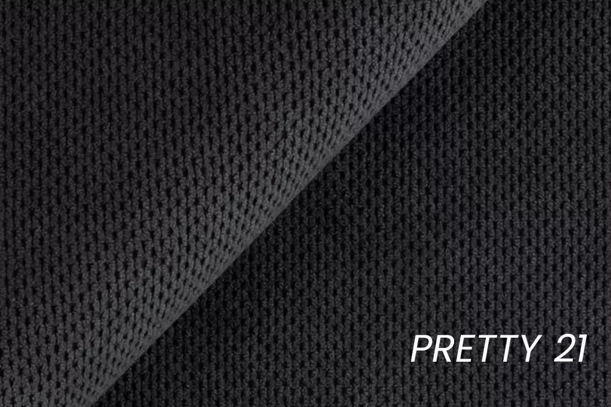 Rozkládací rohová sedací souprava Monrose Mini levá - grafitová Pretty 21 Rohová sedací souprava Monrose L II rozkládací levá - grafitová plusz Pretty 21 