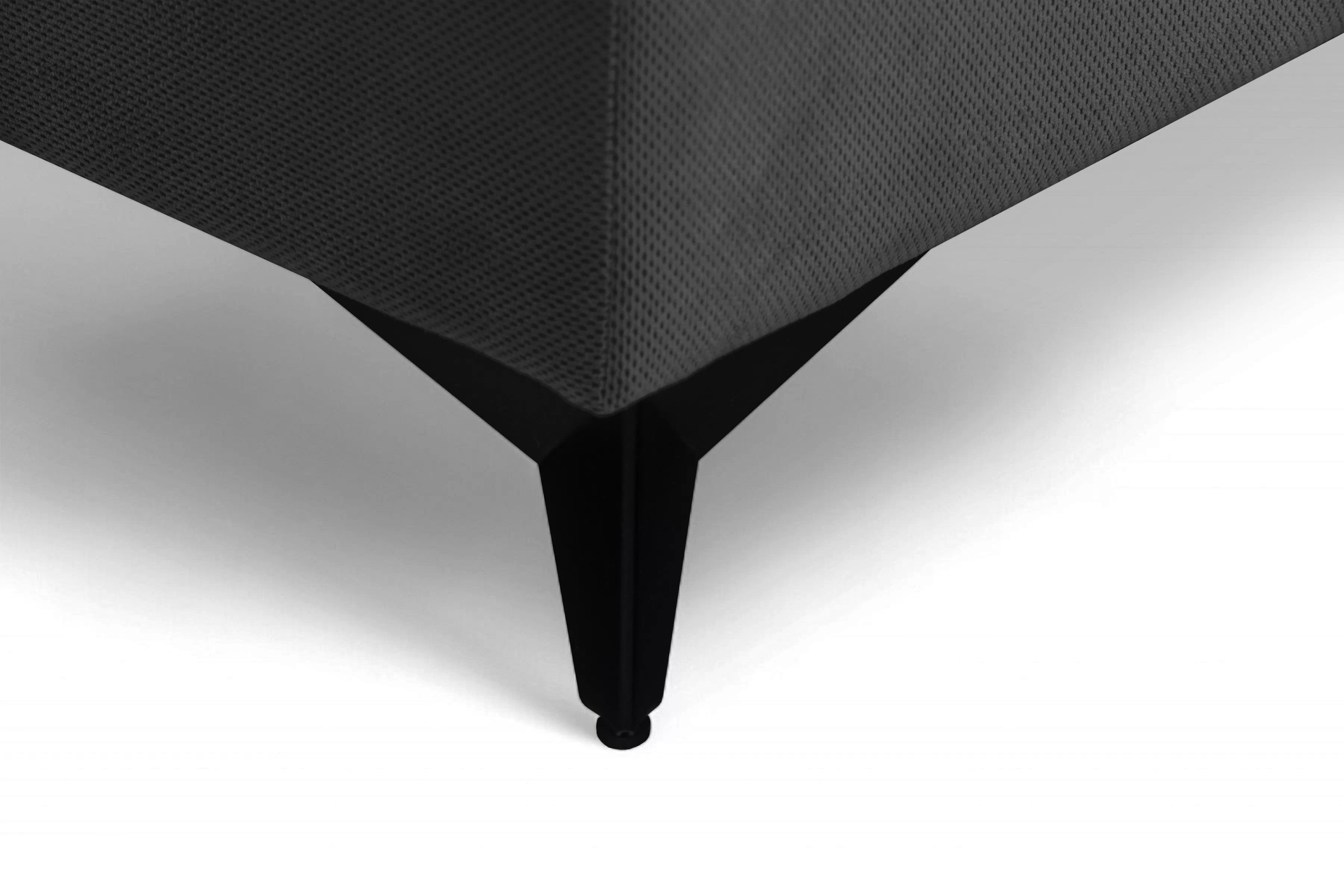 Rozkládací rohová sedací souprava Monrose Mini levá - grafitová Pretty 21 Rohová sedací souprava Monrose L II rozkládací levá - grafitová plusz Pretty 21 